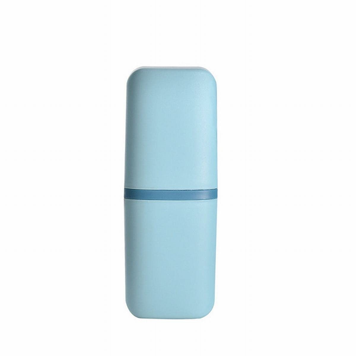 Portable Toothbrush Holder Case - Light Blue Travel Toothbrush Organizer with Toothpaste Storage for Camping, Hiking & Outdoor Adventures - Compact Bathroom Accessories for Home & Travel Use