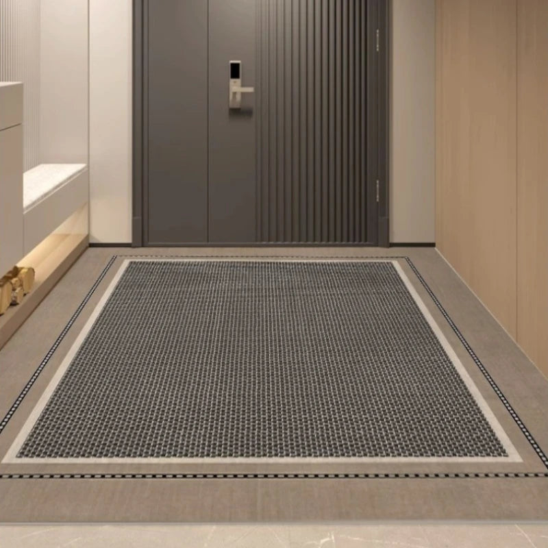 Rosie Geometric Waterproof Spillproof Runner Rug - Non-Slip Hallway Carpet for Entryway, Kitchen, Bathroom & High Traffic Areas | Easy to Clean & Durable Floor Mat for Home Decor