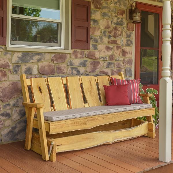 Timberland Glider Bench - Premium Outdoor Wooden Bench for Patio, Garden, and Backyard Relaxation | Perfect for Lounging, Reading, and Enjoying Nature