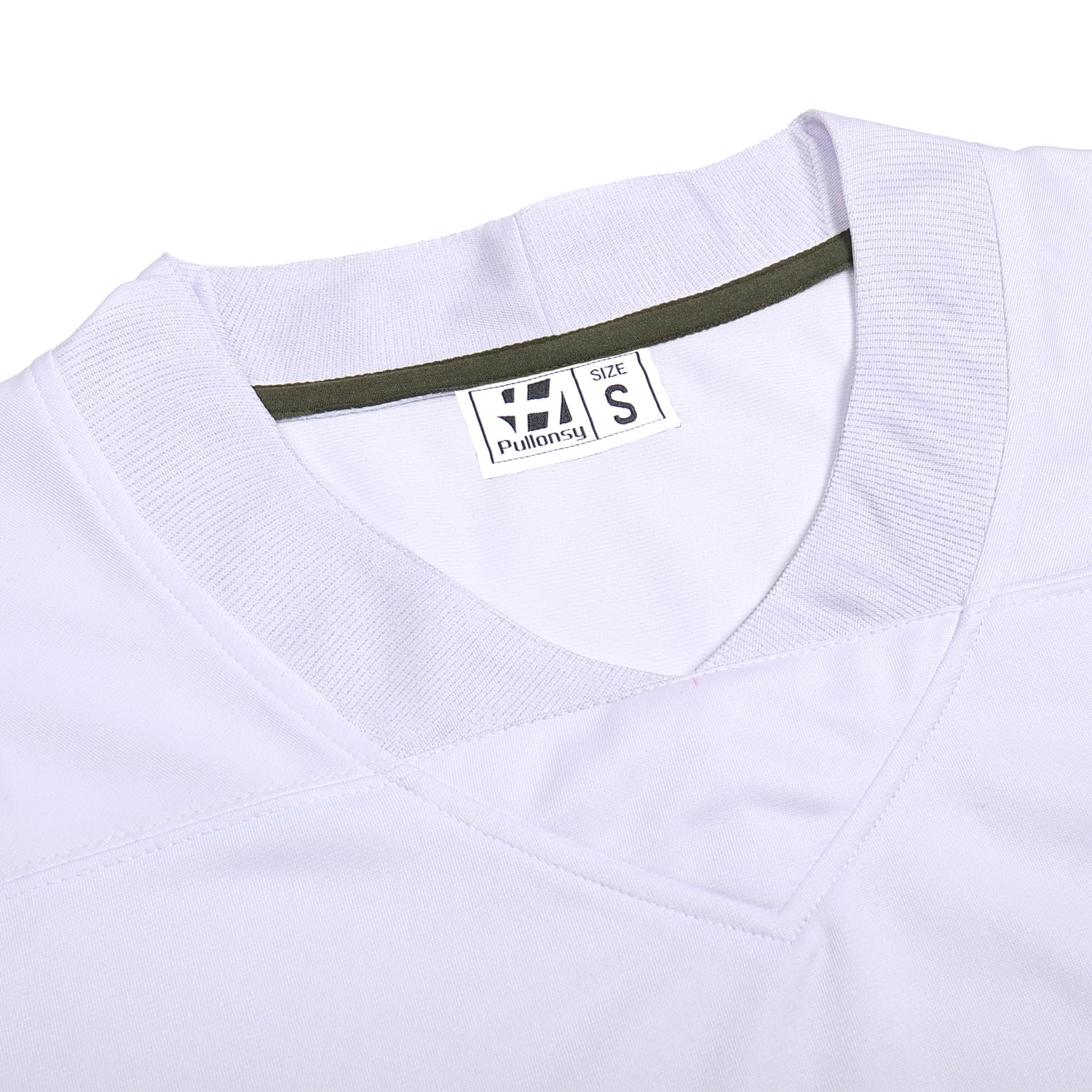 Pullonsy Men's Blank Football Jerseys - Customizable Athletic Shirts for Football Fans - Practice, Training & Game Day Uniform Tops - Perfect for Team Sports, Fan Gear & Casual Wear