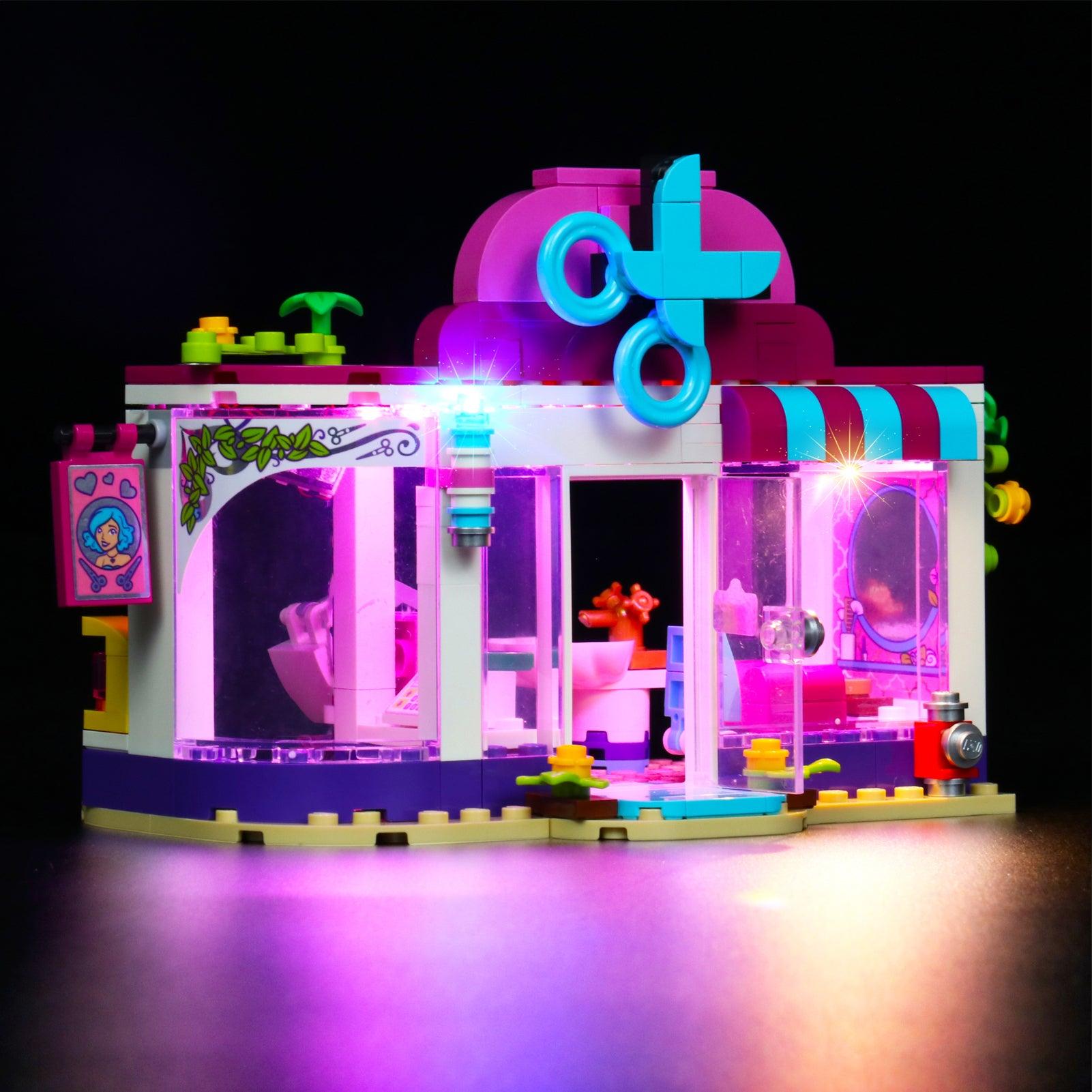 LEGO Friends Heartlake City Hair Salon 41391 Light Kit - Compatible with Building Blocks - Perfect for Nighttime Display & Room Decor