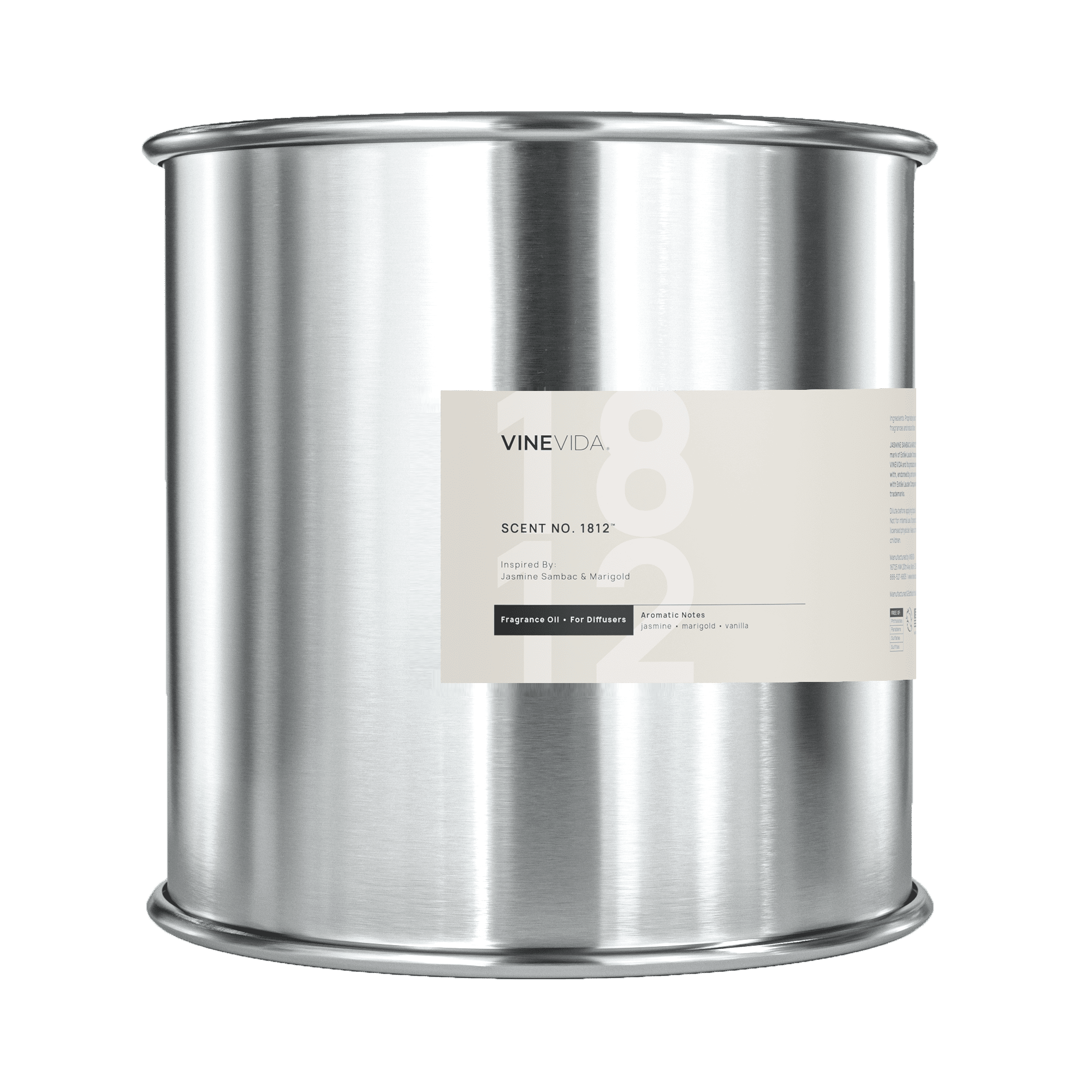 NO. 1812 Jasmine Sambac & Marigold Fragrance Oil for Cold Air Diffusers - Inspired by Jo Malone - Perfect for Home, Office & Spa Aromatherapy
