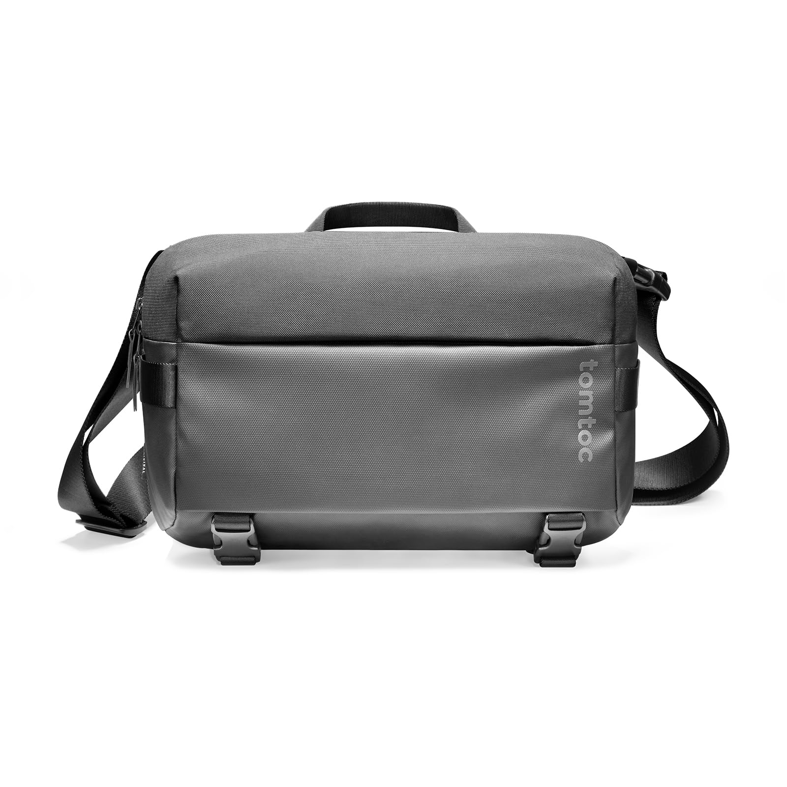 tomtoc 13 Inch Laptop Messenger Bag - Waterproof Crossbody Shoulder Bag for MacBook Pro/Air & iPad Pro/Air | Slim Minimalist Design for Business, Travel & Work | Perfect for Commuting, Coffee Shops & Office Use