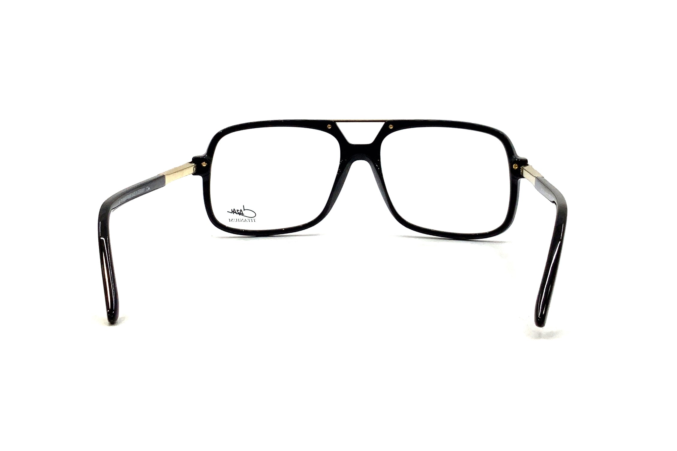 Cazal 6026 Sunglasses for Men & Women - Black/Gold Frame with UV Protection - Perfect for Outdoor Sports, Driving & Fashion Accessories