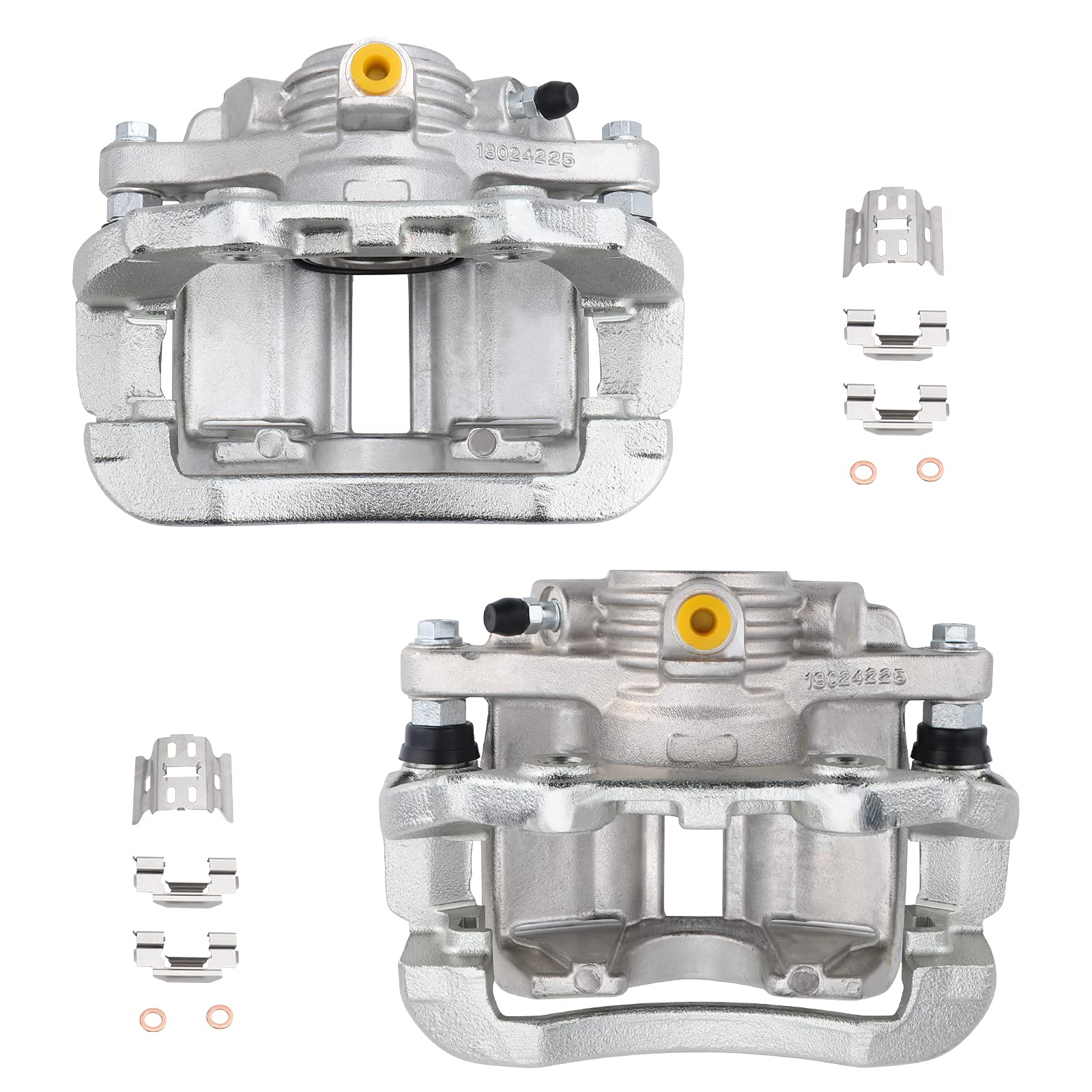 MAYASAF 18B4712 & 18B4713 Left Right Rear Brake Caliper Set - Compatible with Chevy Blazer 1998-2005, S10 1998-2004 | GMC Jimmy 1998-2005, Sonoma 1998-2004 | Isuzu Hombre 1998-2000 - Perfect for Truck Brake System Replacement & Repair