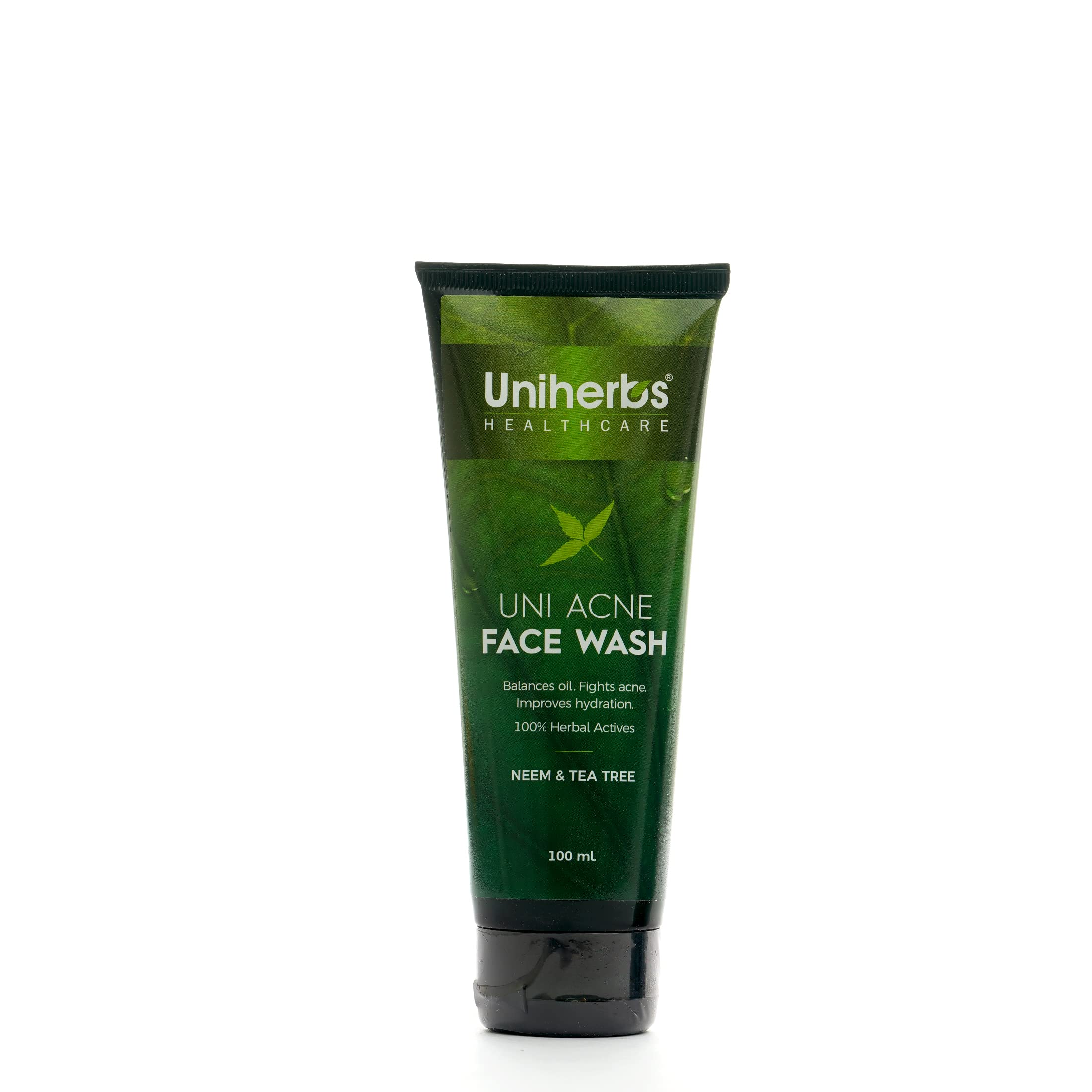 Uni Acne Face Wash for Men & Women - 100ml Anti-Acne Cleanser with Pimple Treatment | Refreshing Daily Facial Cleanser for Oily & Acne-Prone Skin | Perfect for Morning & Night Skincare Routine