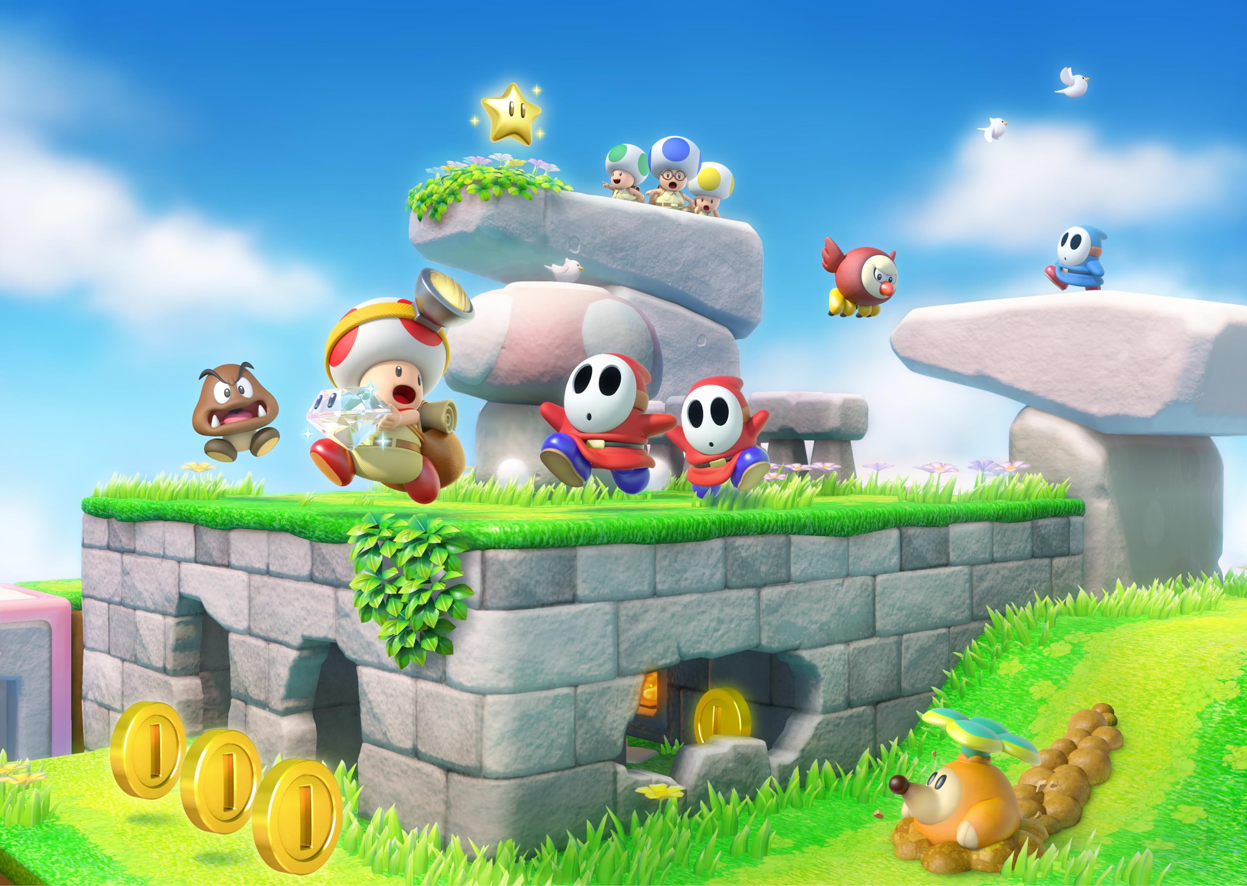 Captain Toad: Treasure Tracker - Nintendo Switch Adventure Puzzle Game | Explore Hidden Treasures & Solve Challenges | Perfect for Family Game Night & Puzzle Lovers