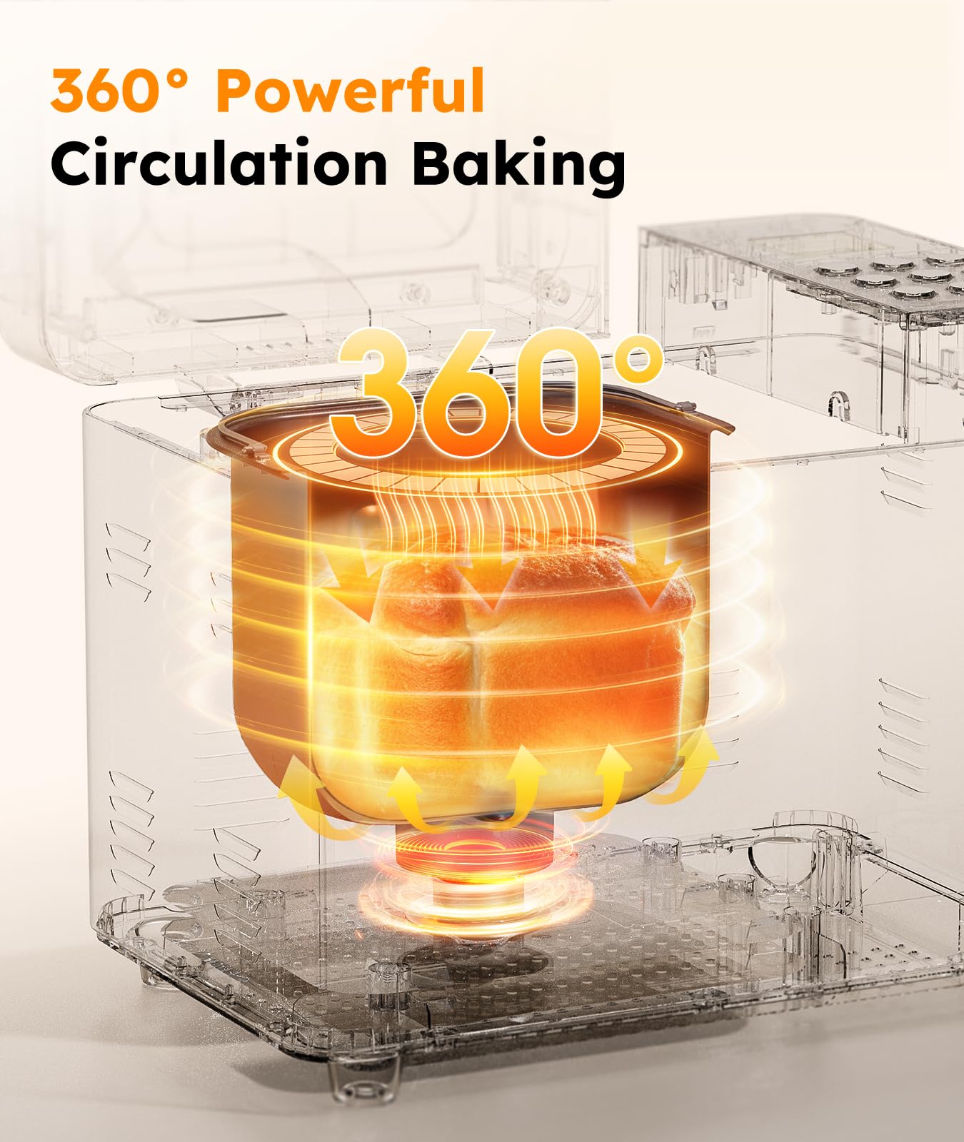 OSIPOTO 2LB Automatic Bread Maker Machine - 17-in-1 Stainless Steel Bread Machine with Non-Stick Pan, Easy Controls for Beginners, 15-Hour Timer, Quiet Operation & Easy Cleaning - Perfect for Homemade Bread, Breakfast, Gifts & Small Family Baking