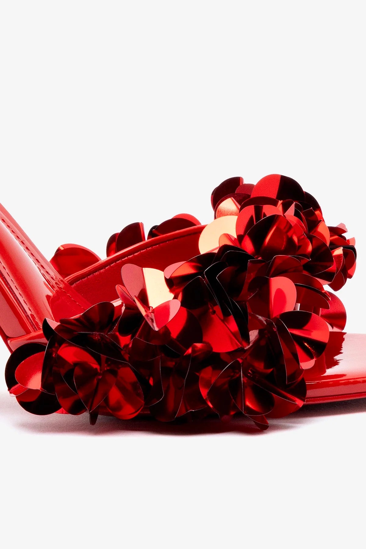 Morgan Women's Sandals in Scarlet Patent Leather - Comfortable & Stylish for Summer, Beach, and Casual Outings