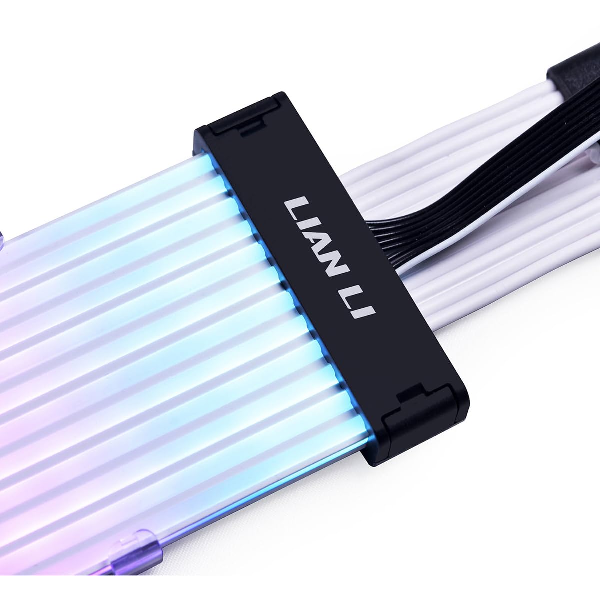 Lian Li PW16-12PV2 Strimer Plus V2 RGB Power Extension Cable - 4 Pin to 4 Pin Connector - 1ft Length - for PC Build, Gaming Rig & Custom Computer Lighting Setup