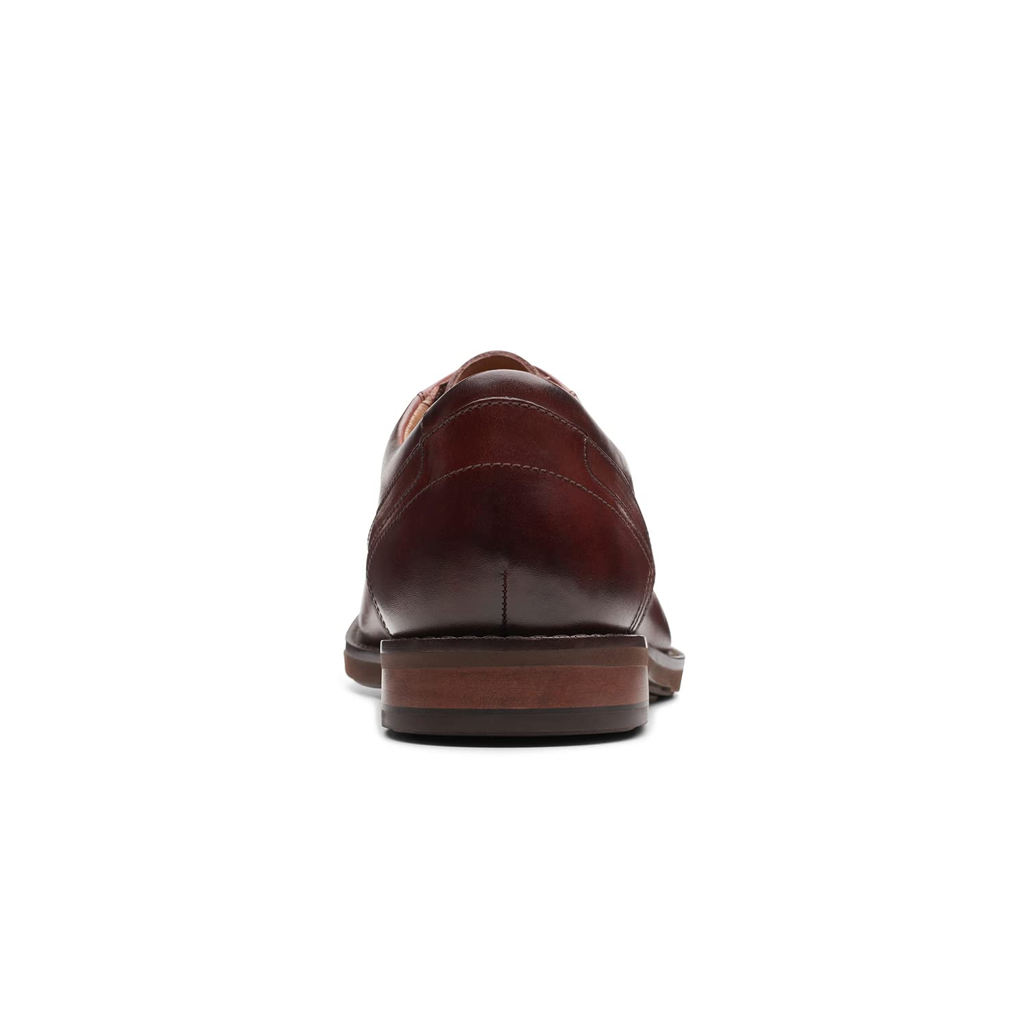 Clarks Un Hugh Lace-Up Leather Shoes for Men - Brown Genuine Leather Casual Shoes, Size 6 (Standard Fit) - Perfect for Office, Business Casual & Everyday Wear