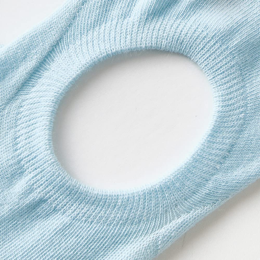 Women's Thin Cotton Boat Socks 3 Pairs - Non-Slip Silicone for Summer Wear