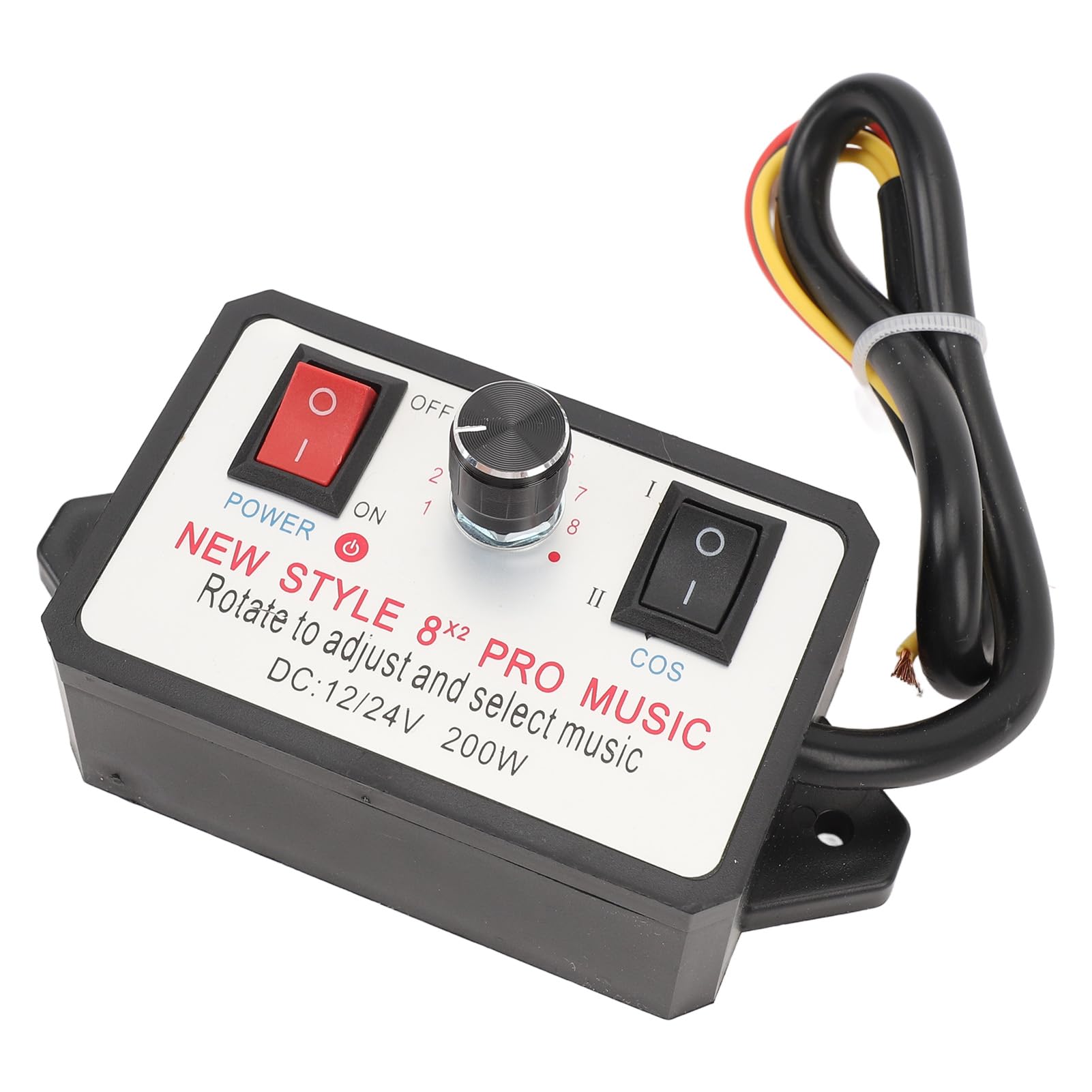 16 Sound Effect Electric Horn Controller - ABS Car & Motorcycle Horn with Loud Sound for Safety & Customization | Perfect for Off-Roading, Racing & Urban Commuting