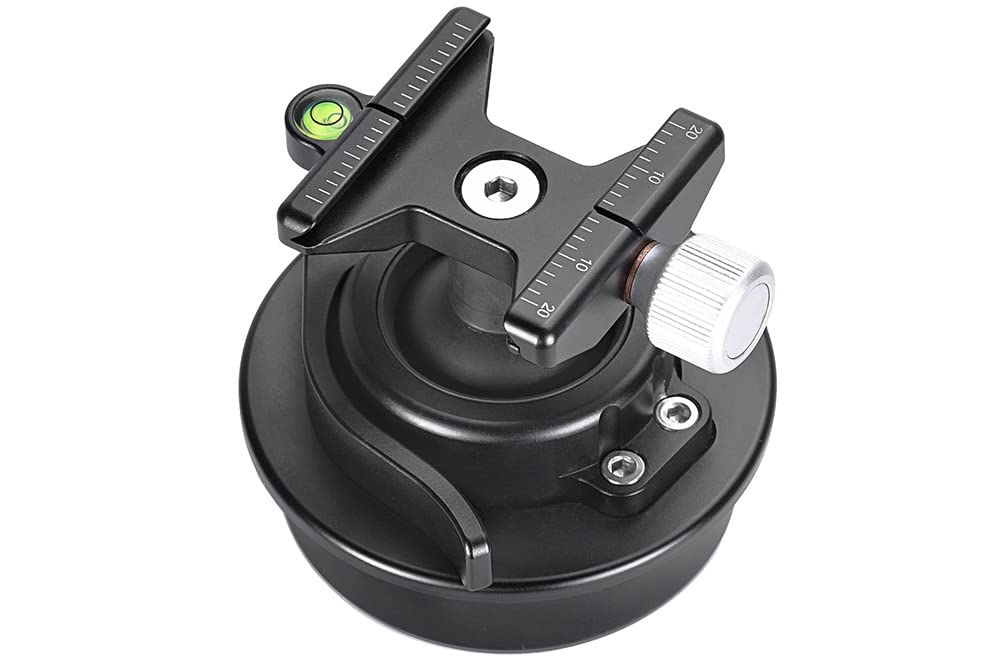 Sunwayfoto IB-40S Low Profile 40mm Ball Head for Tripod with Lever Lock - Arca/RRS Compatible Clamp - Perfect for Landscape Photography, Travel & DSLR Camera Support
