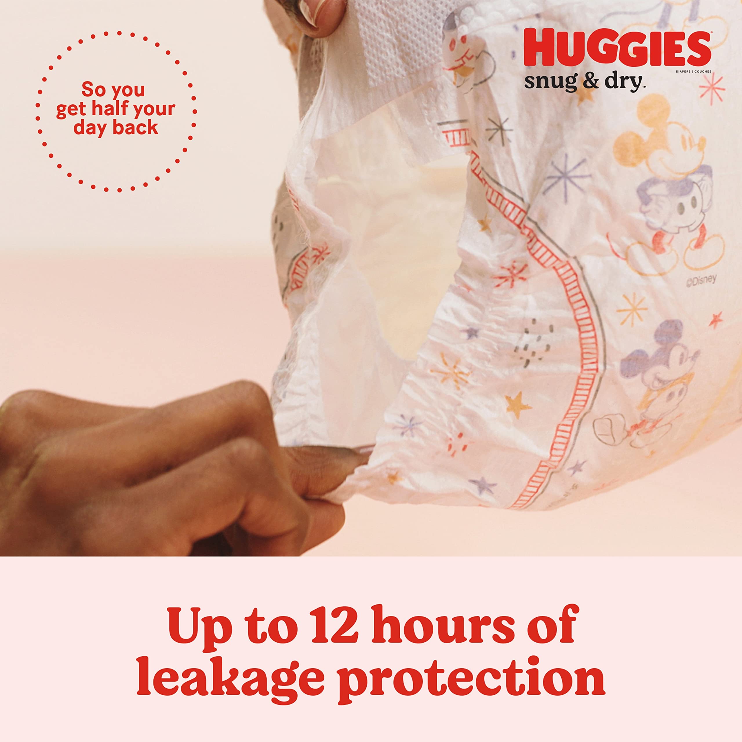Huggies Overnites Nighttime Baby Diapers Size 4 (116 Count) & Snug & Dry Disposable Diapers Size 4 (148 Count) - Premium Overnight Protection for Babies - Perfect for Nighttime Use and Daytime Comfort