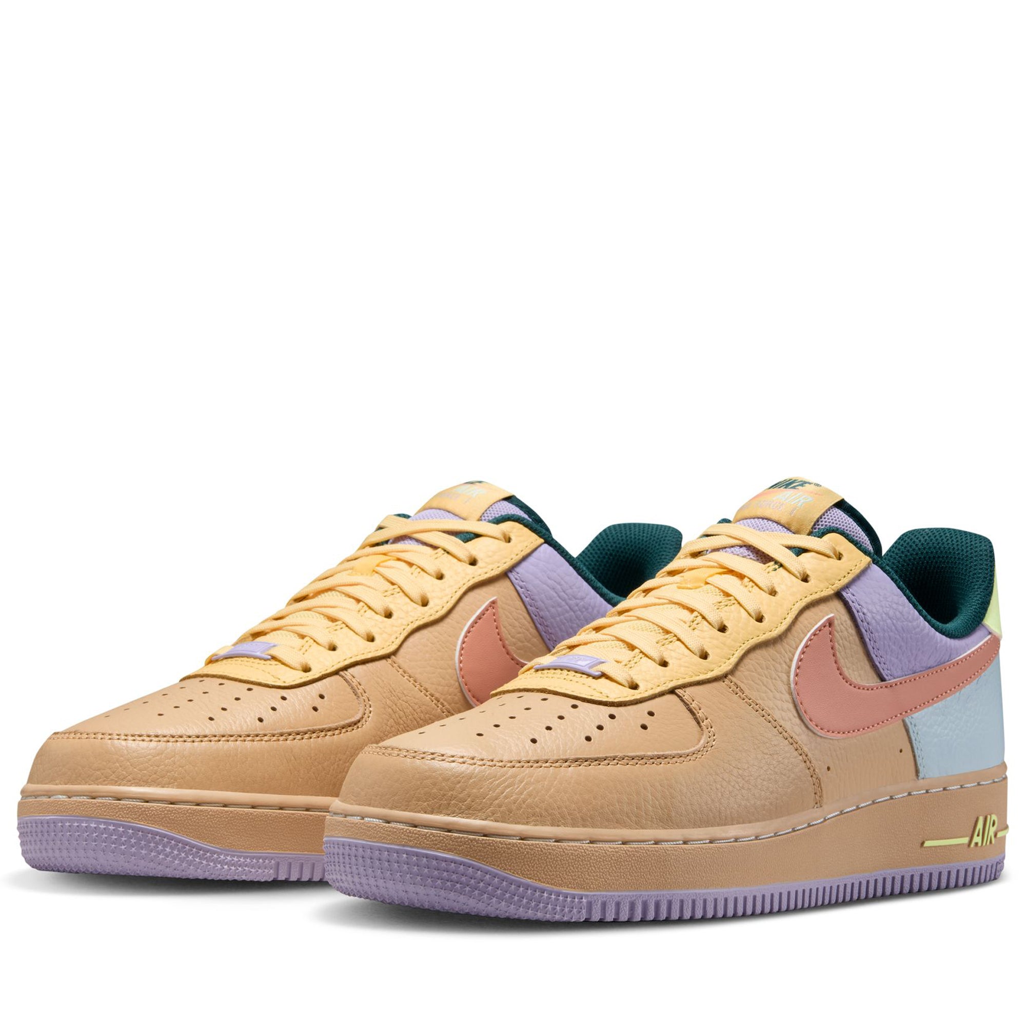 Nike Air Force 1 '07 Sneakers - Sesame/Apricot Agate Colorway | Men's/Women's Casual Shoes for Streetwear & Everyday Wear