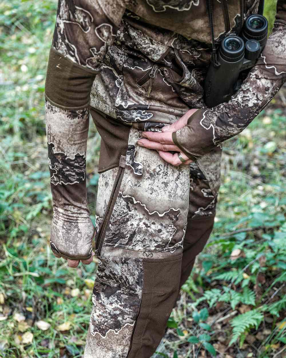 Deerhunter Excape Insulated Cardigan for Men - Warm Fleece Lined Winter Jacket with Hood - Outdoor Hiking, Camping & Casual Wear