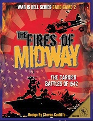 Clash of Arms Fires of Midway WWII Strategy Card Game - Historical Naval Battle Game for Adults & Teens - Perfect for Game Nights & History Enthusiasts