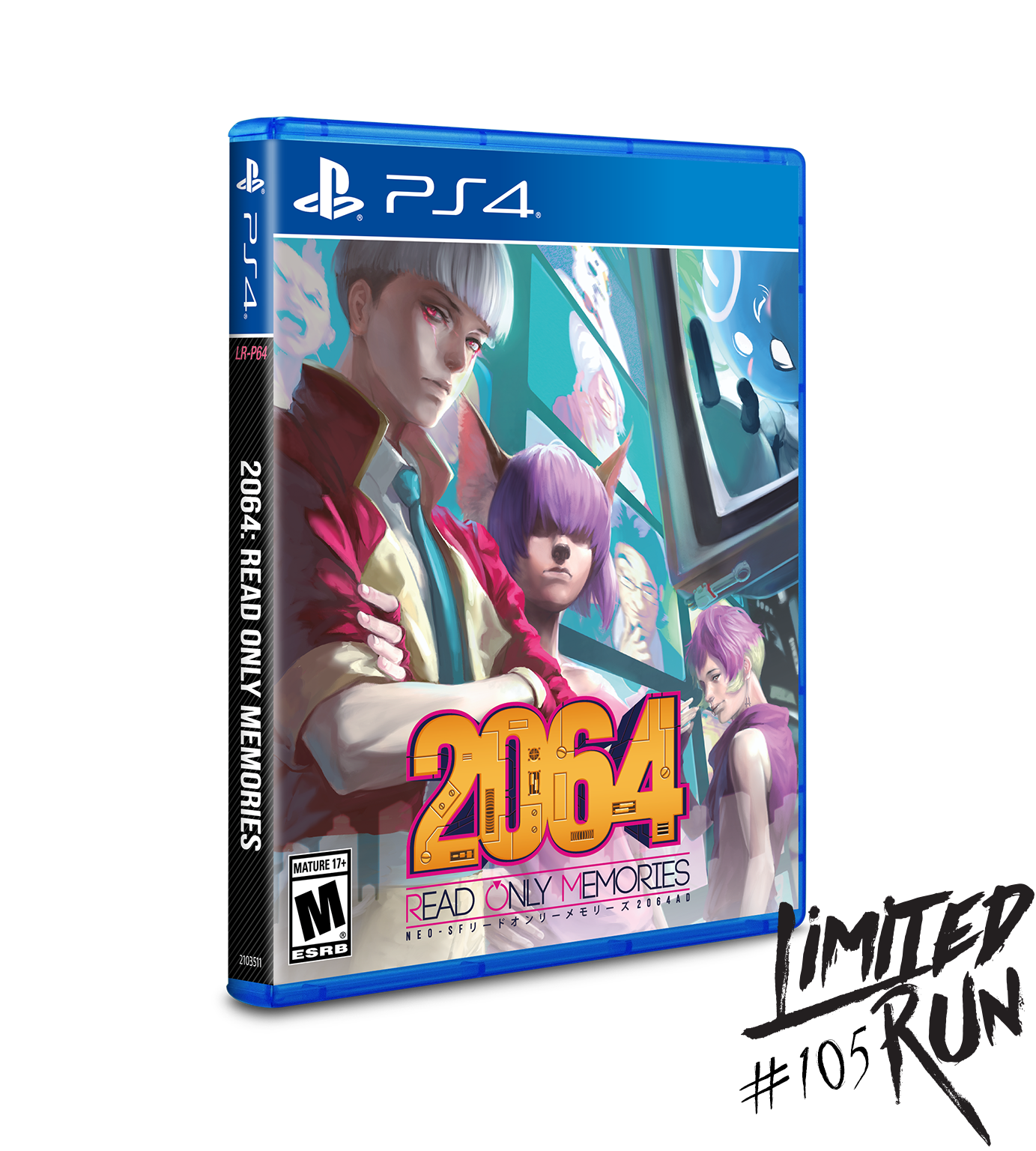 2064: Read Only Memories Limited Run #105 PS4 Game - Cyberpunk Adventure for PlayStation 4 - Perfect for Sci-Fi Fans & Collectors