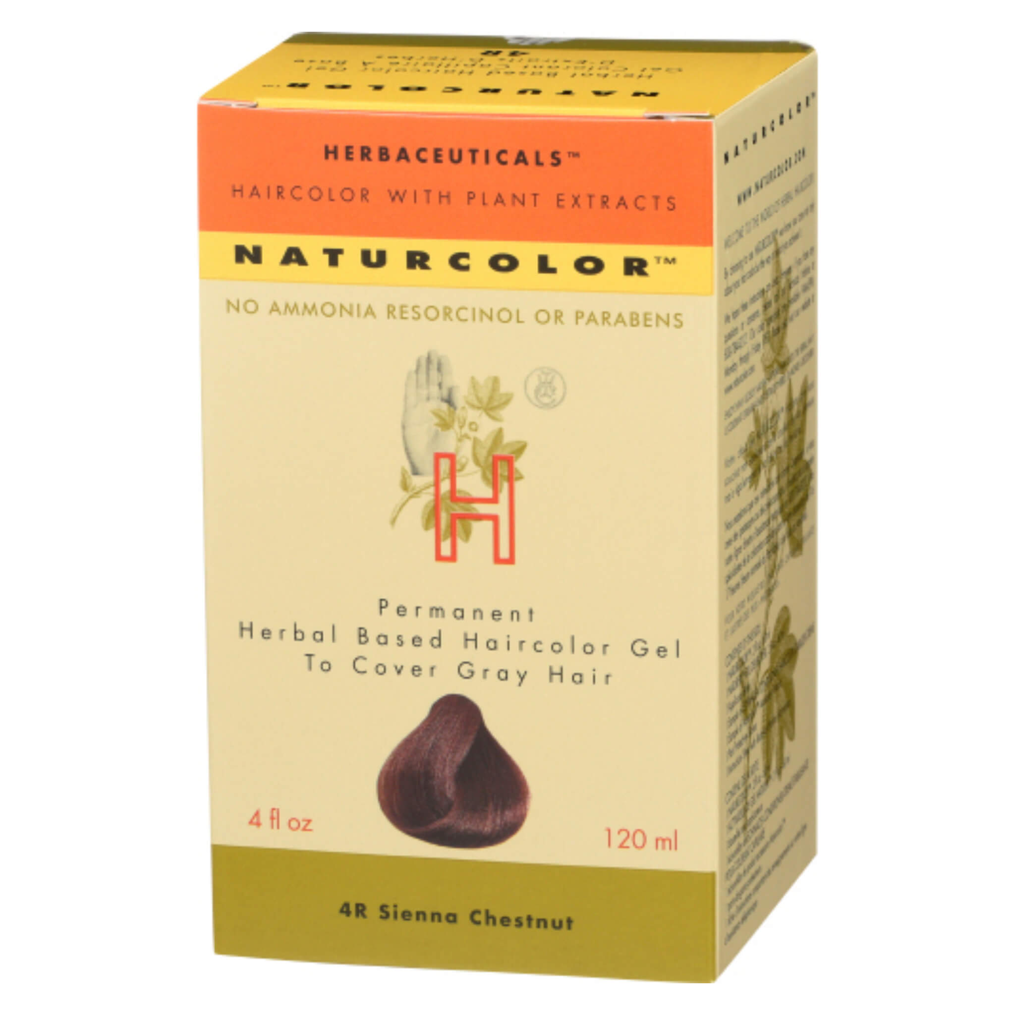 Natural Herbal Hair Color Gel for Women & Men - Ammonia-Free, Chemical-Free Hair Dye with Organic Ingredients | Perfect for At-Home Hair Coloring & Gray Coverage