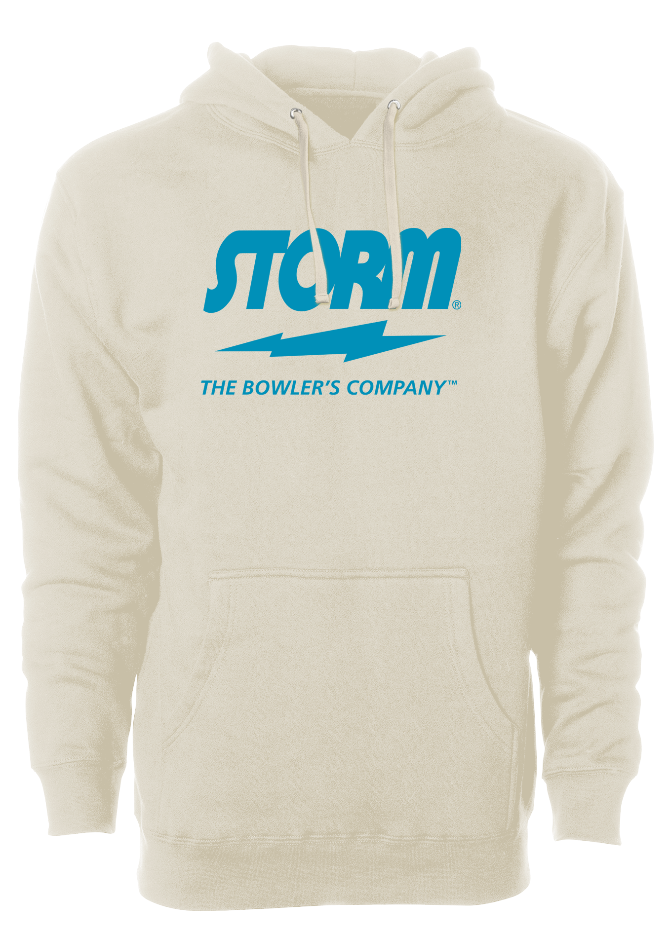 Storm The Bowler's Company Hoodie - Electric Blue Unisex Pullover for Bowling & Casual Wear | Comfortable & Stylish Hooded Sweatshirt for Men & Women