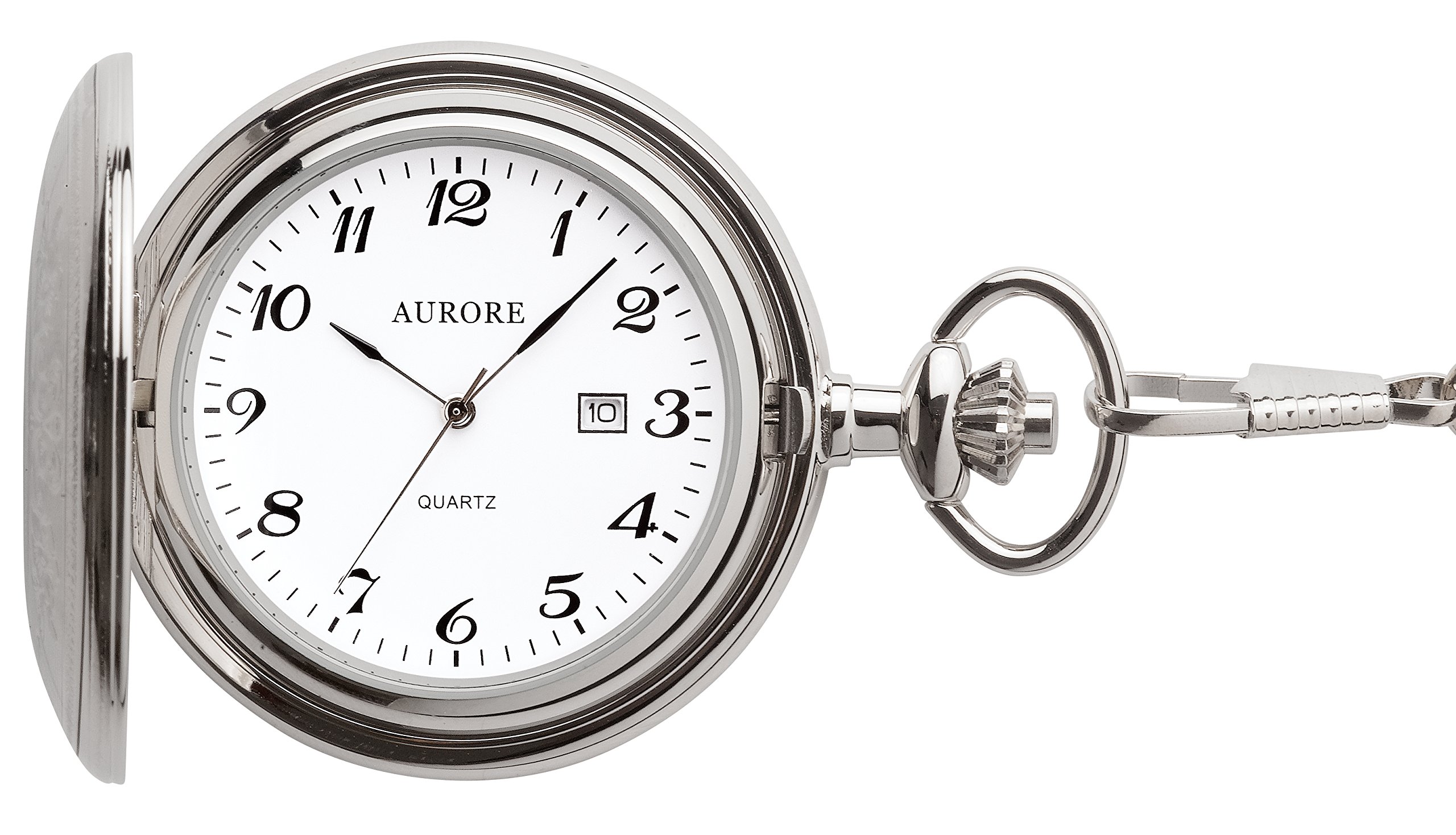 AURORE Men's Luxury Stainless Steel Watch AP007 - Waterproof Chronograph Wristwatch for Business, Casual & Formal Wear