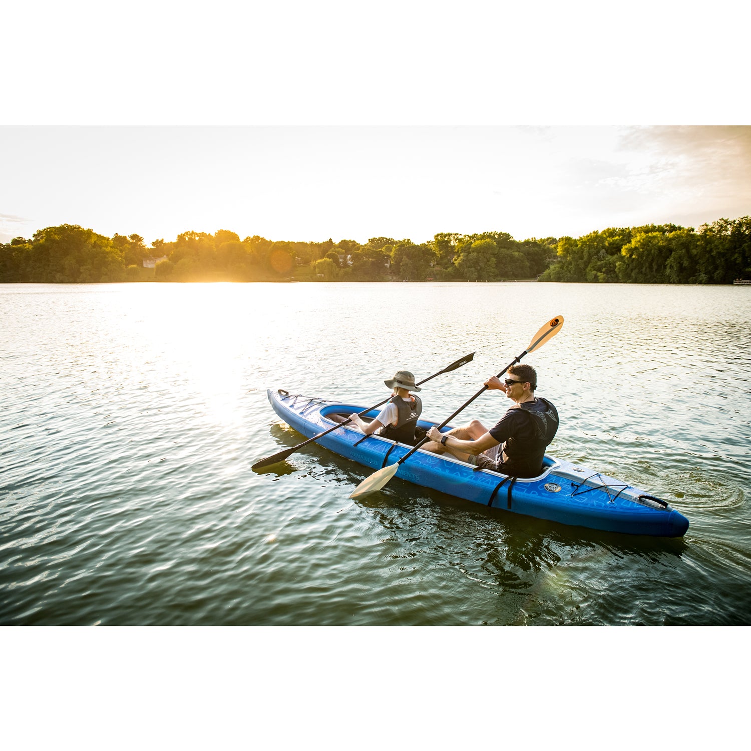 Advanced Elements AirVolution 2 Inflatable Kayak - Lightweight & Durable for Outdoor Adventures | Perfect for Camping, Fishing & River Exploration (Closeout Sale)