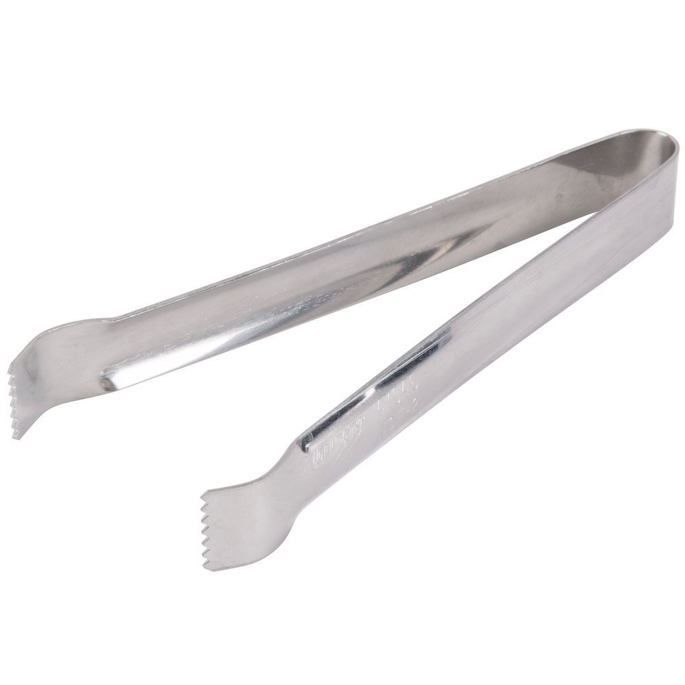 Premium Stainless Steel Ice Tongs - Heavy Duty Ice Picker for Cocktails, Bartending, Home Bars & Kitchen Use - Perfect for Chilling Drinks, Serving Ice Cubes & Mixing Cocktails