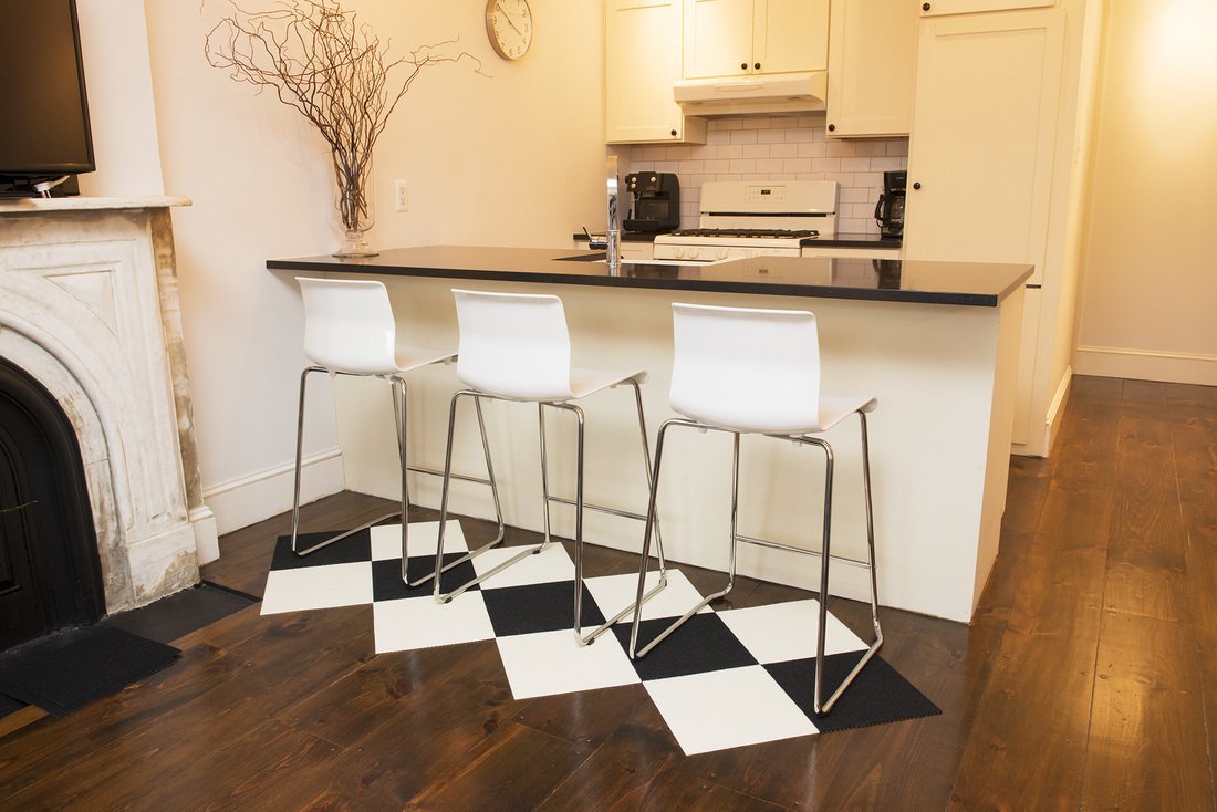 25% OFF: Triluc Non-Slip Washable & Waterproof Pet Mat - 4-Piece Set in Brown | Perfect for Kitchen, Crate & Dog Feeding Area