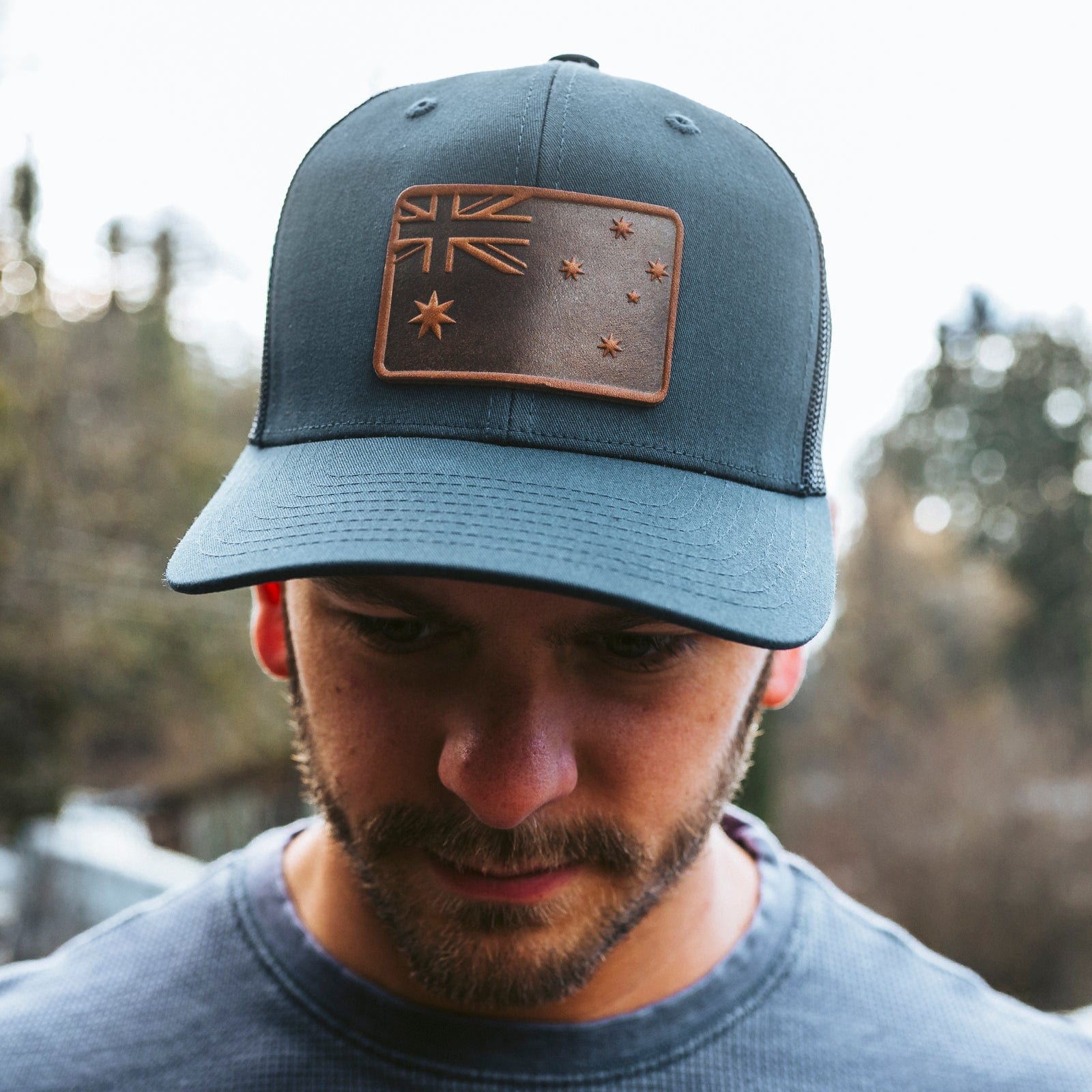 Australian Flag Trucker Hat - Adjustable Snapback Cap for Men & Women - Perfect for Outdoor Activities, Sports, and Casual Wear