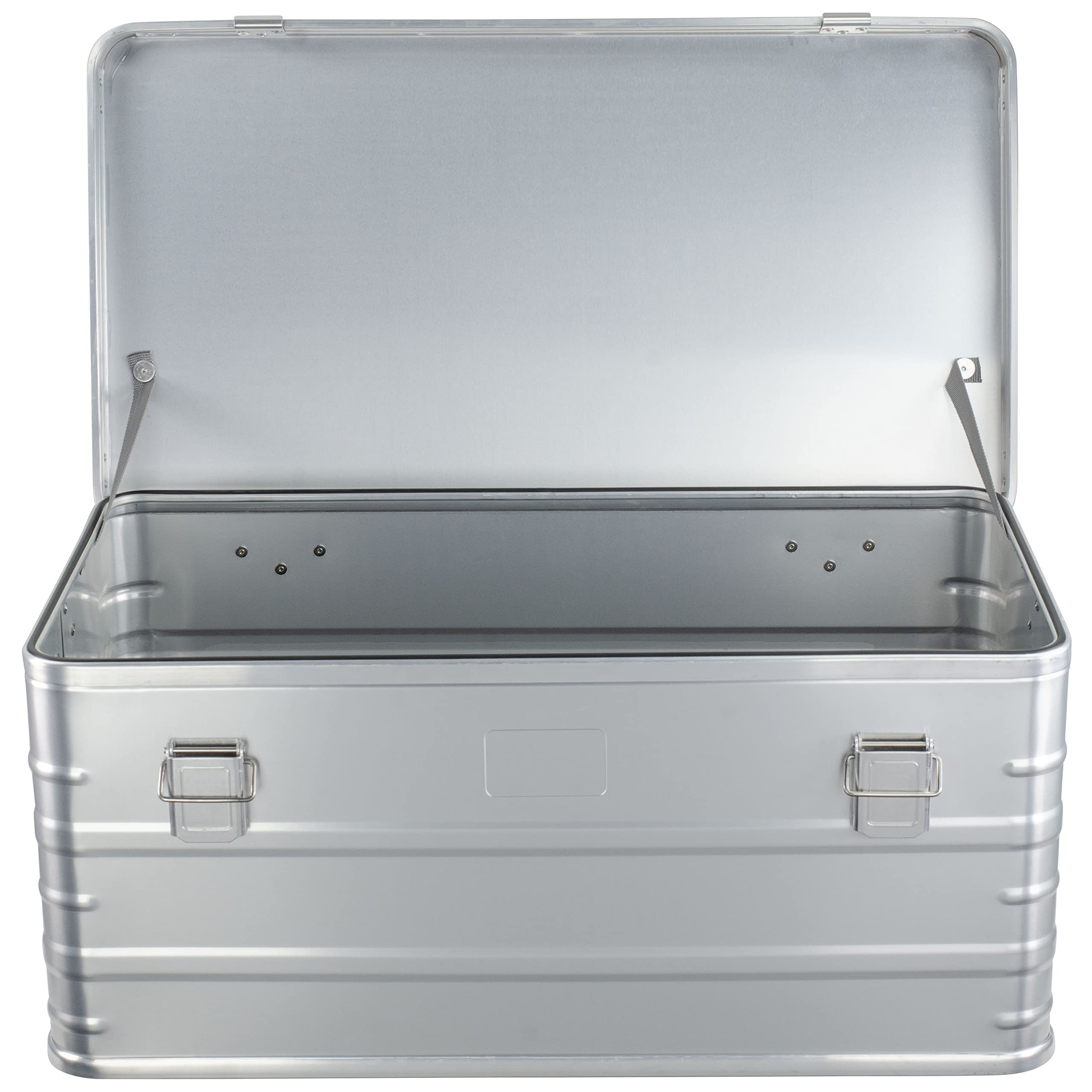 Premium Aluminum Cargo Storage Trunk & Chest - 95L Large Capacity, Heavy Duty Crossover Case for Travel, Camping Gear & Home Organization - Durable Storage Box for Outdoor Adventures & Household Use