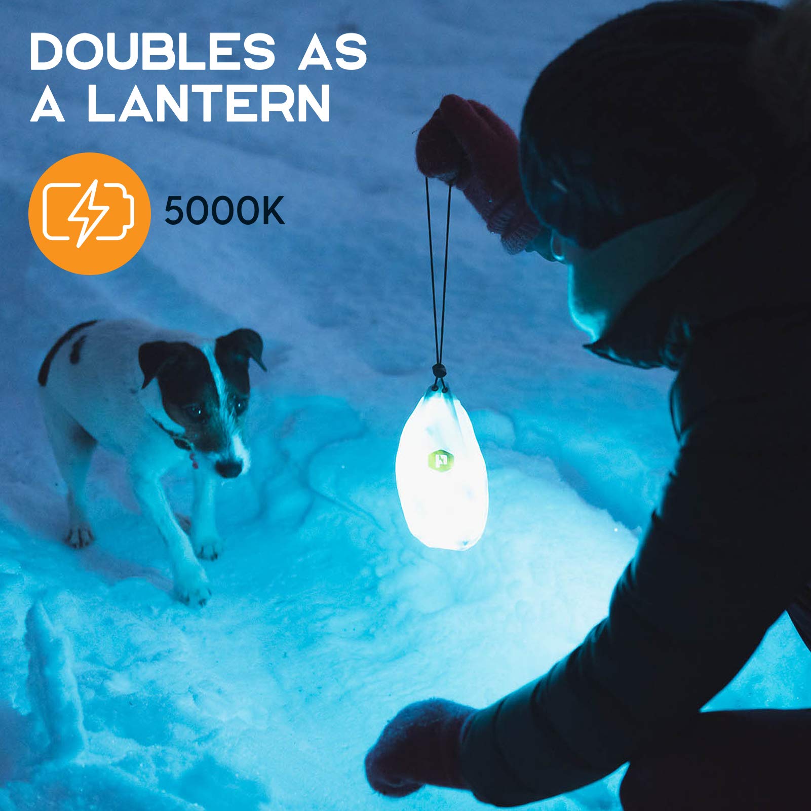 Luminoodle XL Plus - Original 10ft Portable USB LED Light Rope with Waterproof Rechargeable Power Bank - Perfect for Camping, Parties, Emergency Lighting & Outdoor Decor