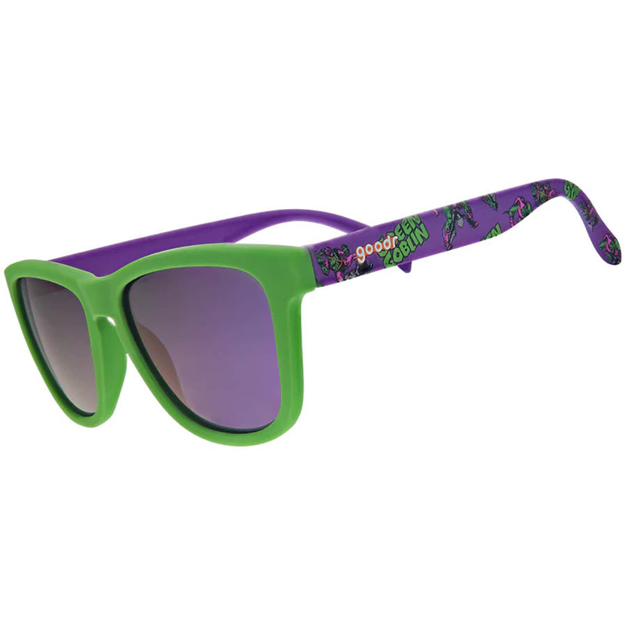 Original Green Goblin Goggles (OG's) - Vintage Style Motorcycle Riding Glasses for Bikers, Cyclists & Outdoor Sports - Perfect for Halloween Costumes & Cosplay