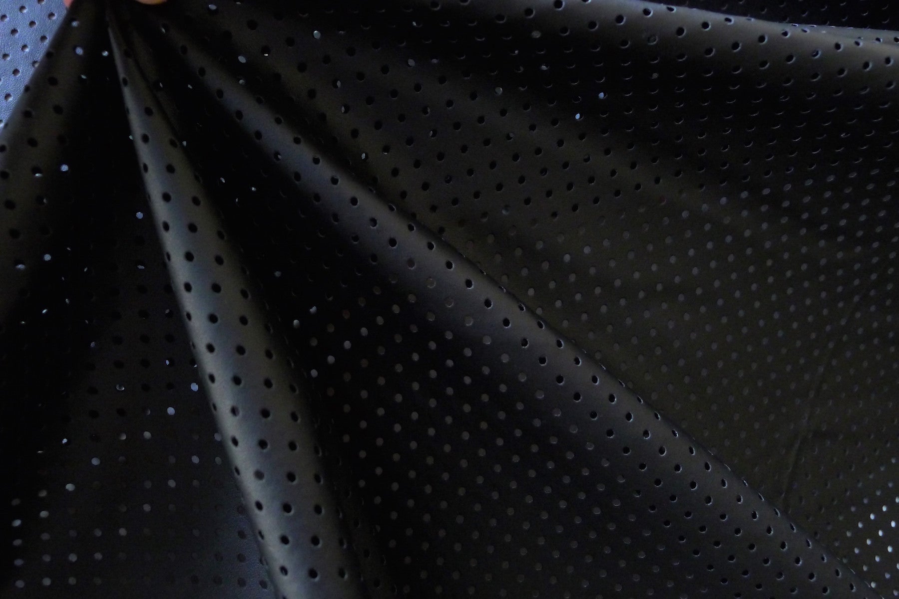 Premium Black Laser-Cut Faux Leather - Perfect for DIY Crafts, Fashion Accessories & Home Decor Projects