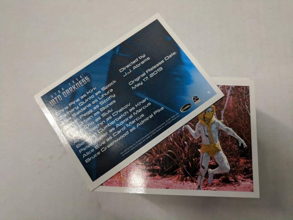 2014 Rittenhouse Star Trek Into Darkness Complete Trading Card Set - 110 Hand Collated Cards NM Condition | Perfect for Star Trek Collectors, Movie Memorabilia Enthusiasts & Trading Card Investors
