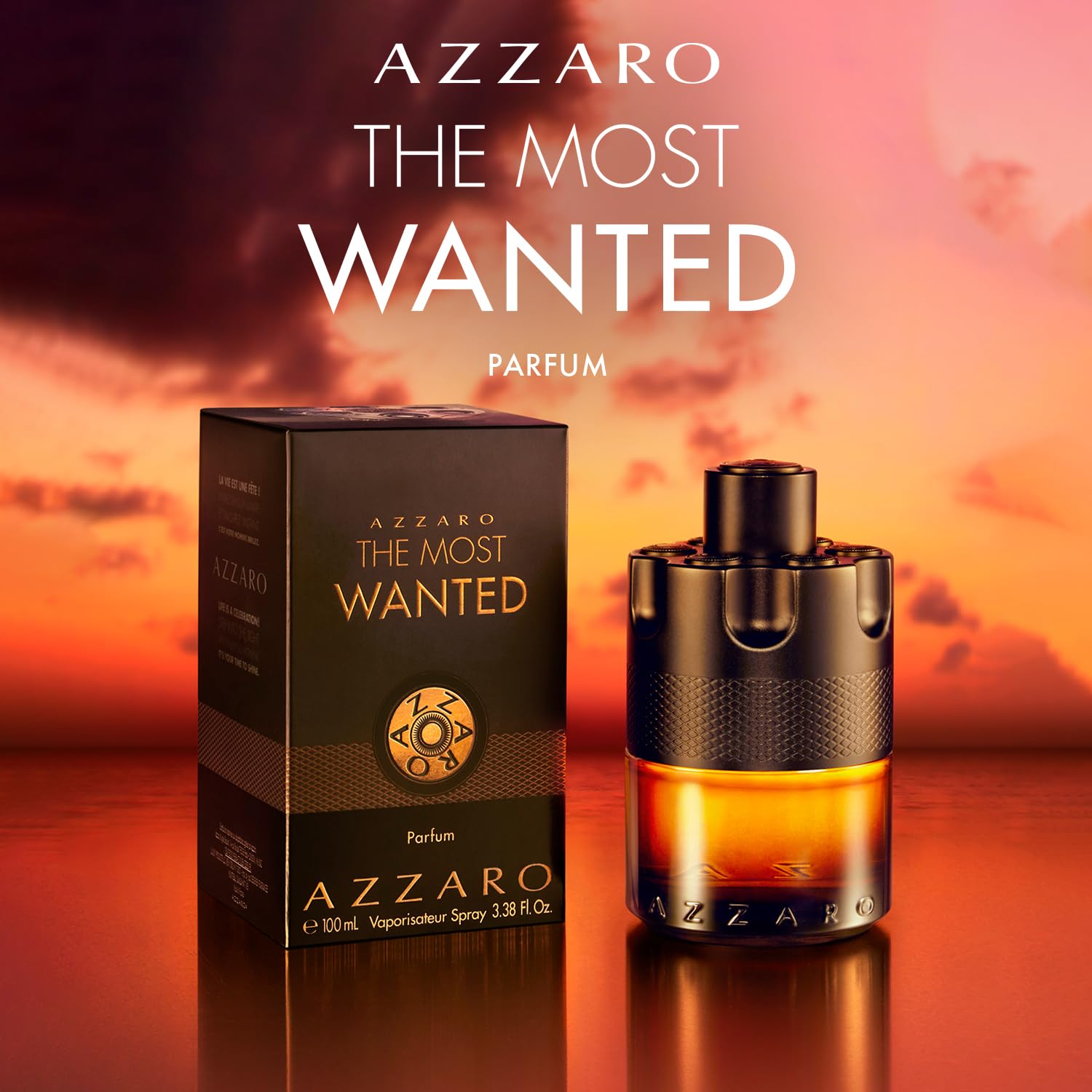 Azzaro The Most Wanted Parfum Intense Men's Cologne - Spicy Seductive Fragrance for Date Night & Special Occasions - Long Lasting Luxury Perfume for Men - Perfect for Evening Events, Romantic Dates & Night Out
