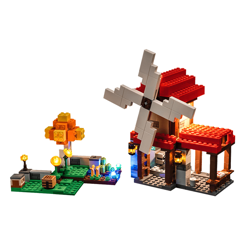 **Best LEGO Minecraft The Windmill Farm 21262 Light Kit - DIY LED Lighting Set for LEGO Builds - Perfect for Home Decoration & Gaming Room Display**