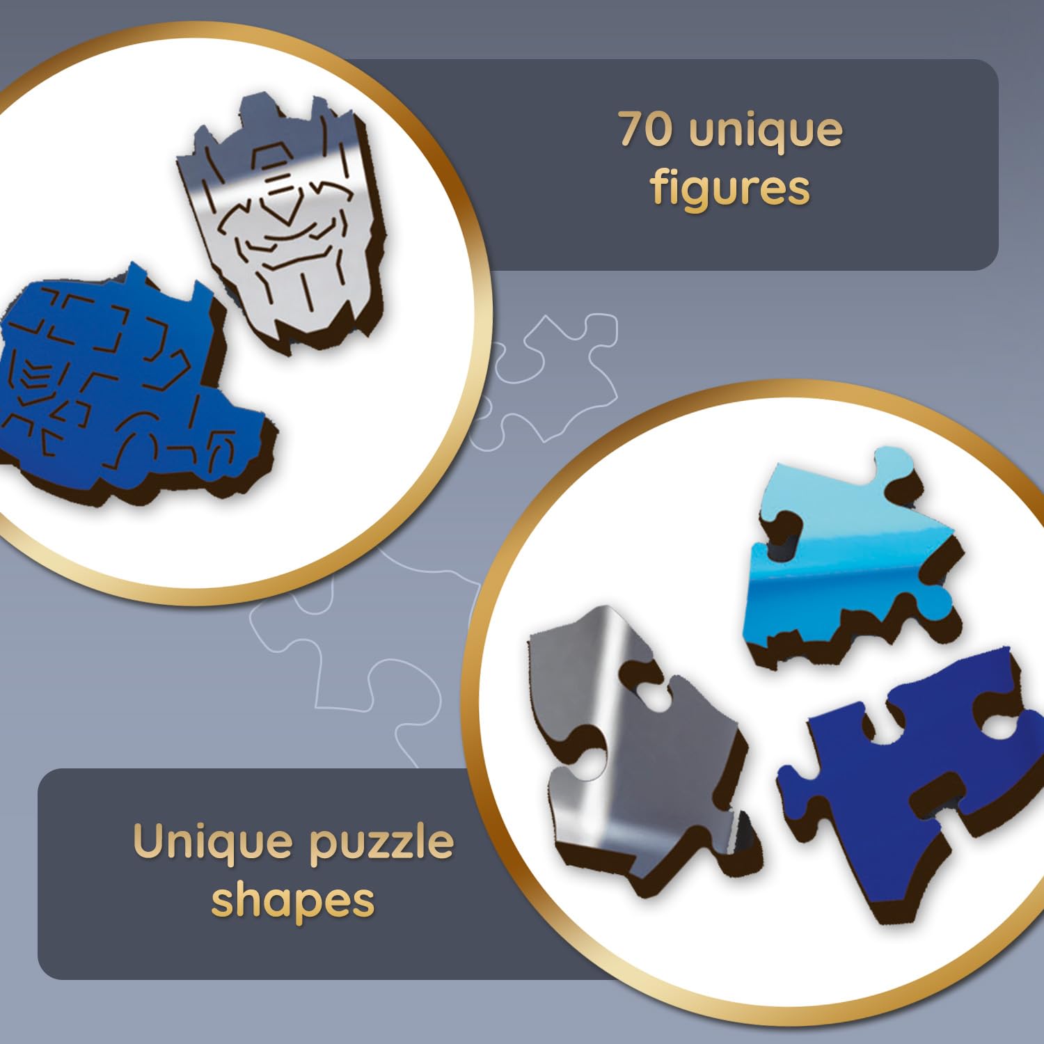 Transformers Optimus Prime 500+5 Piece Jigsaw Puzzle for Adults & Kids 12+ | Premium Wood Craft Puzzle with 50 Special Shapes | Perfect for Family Game Night & Collectors Gift
