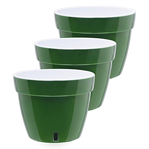 Green-gold/White - Set of 3