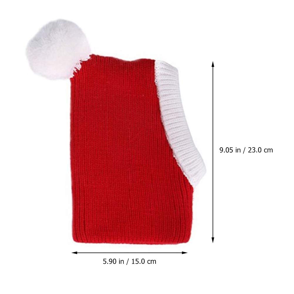1 Pc Christmas Pet Hat for Dogs & Cats - Cozy Knit Xmas Hat, Festive Dog Sweater & Scarf Set - Holiday Pet Accessories for Small Dogs & Puppies - Perfect for Christmas Photos & Party Outfits