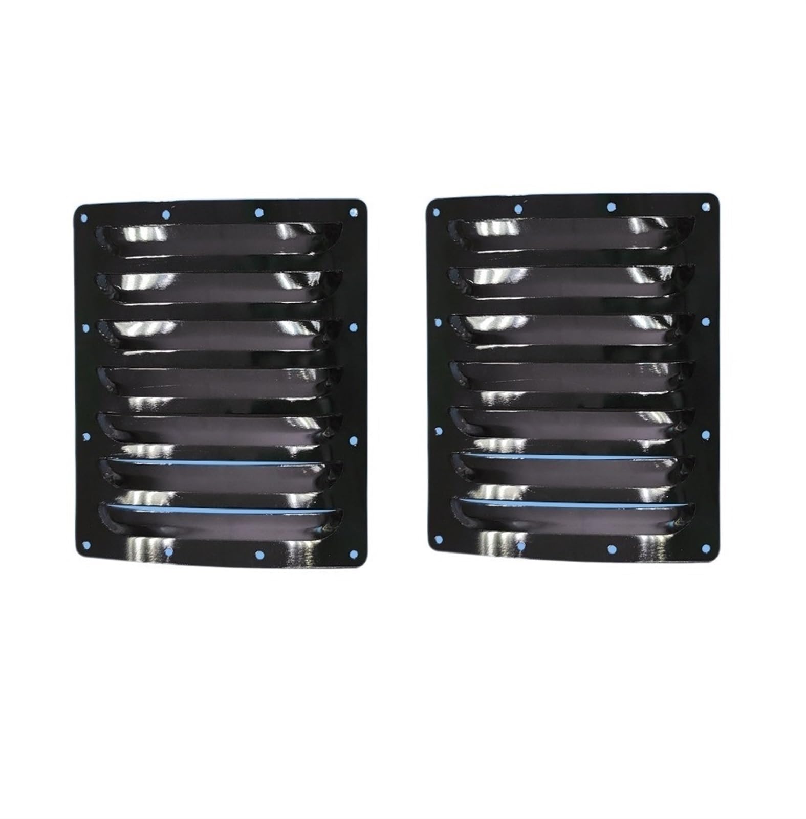 2Pcs Aluminum Cooling Fin Heat Sinks for RC Airplane Models - Big Size Black Vents Replacement Parts | Durable RC Plane Accessories for Enhanced Cooling Performance | Perfect for RC Hobbyists & Drone Enthusiasts