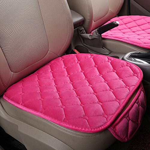 HCMAX Soft Car Seat Cover Cushion Pad Mat Protector - Universal Fit for Sedan, Hatchback & SUV - 1 Pack Front Seat Cover - Comfortable & Durable for Daily Commute, Road Trips & Long Drives