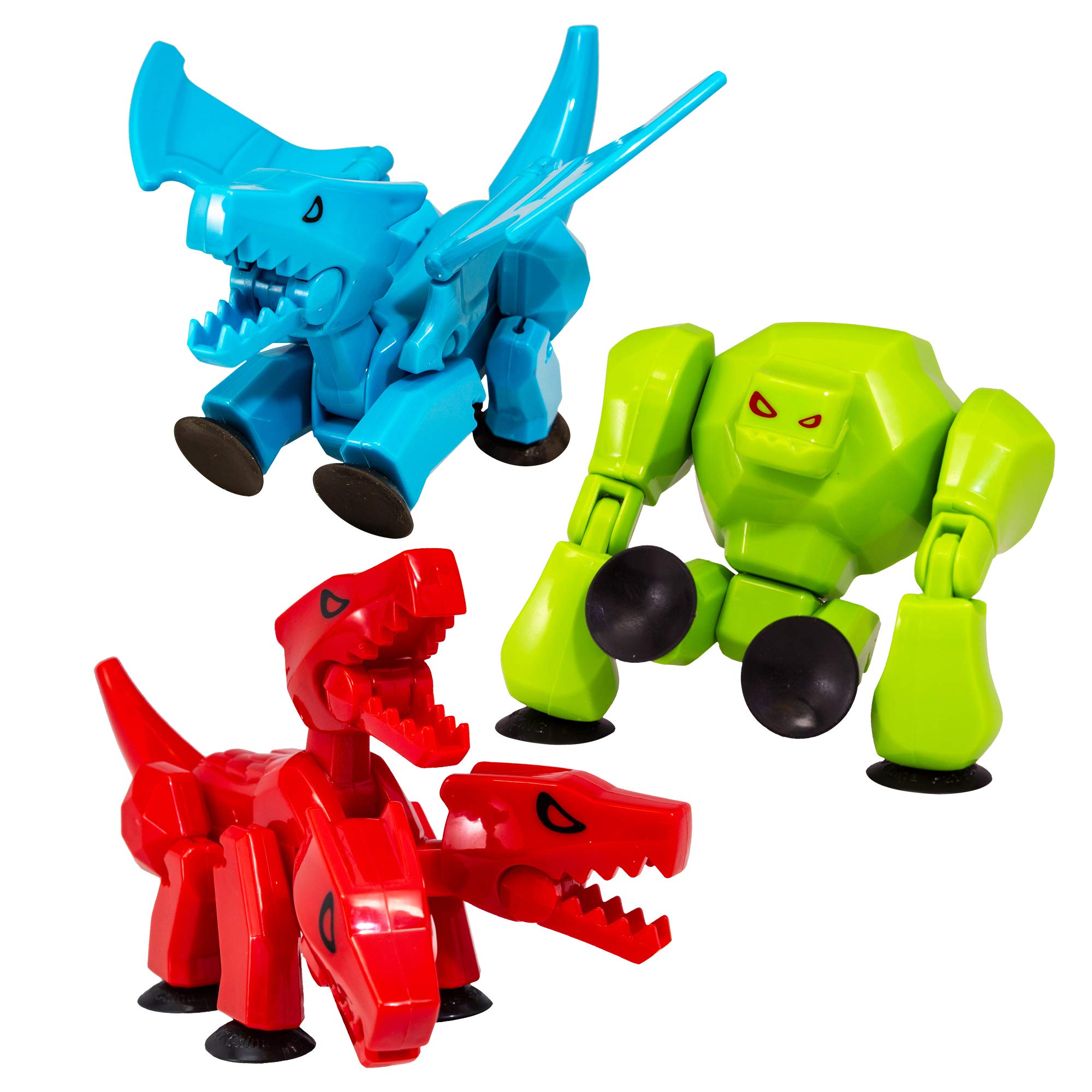 StikBot Zing Mega Monsters 3 Pack - Poseable Action Figures Set (Cerberus, Gigantus & Scorch) for Kids & Collectors | Perfect for Stop Motion Animation, Creative Play & Display