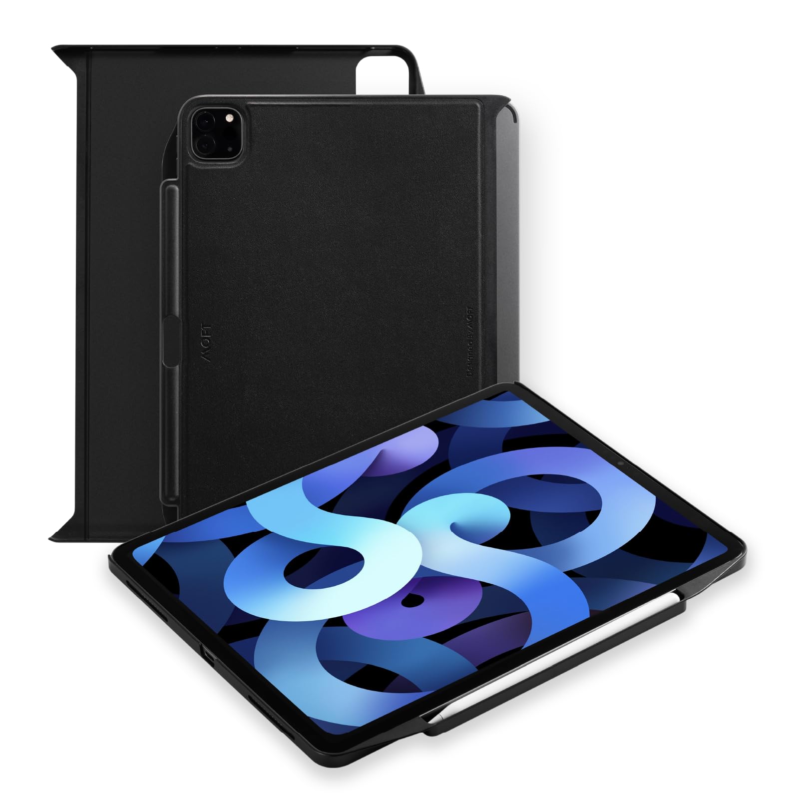 MOFT Magnetic Snap Case for iPad Pro 12.9 Inch (6th & 5th Gen) - Pencil Holder, Magic Keyboard Compatible, Versatile Stand Attachment - Perfect for Work, Study & Travel