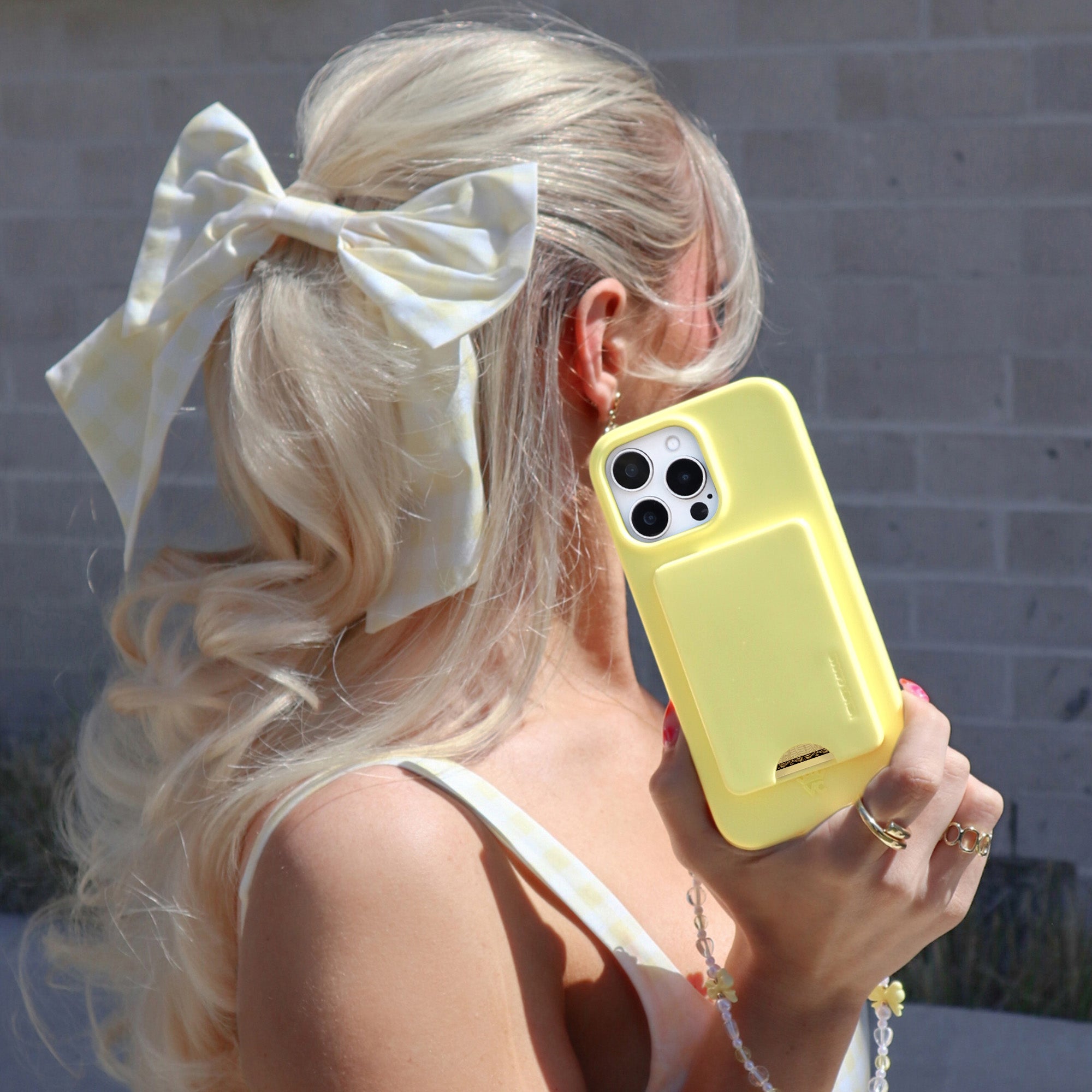 Butter Yellow MagSafe Wallet for iPhone - Slim & Secure Magnetic Phone Wallet for Credit Cards & Cash | Perfect for Travel, Shopping & Everyday Use