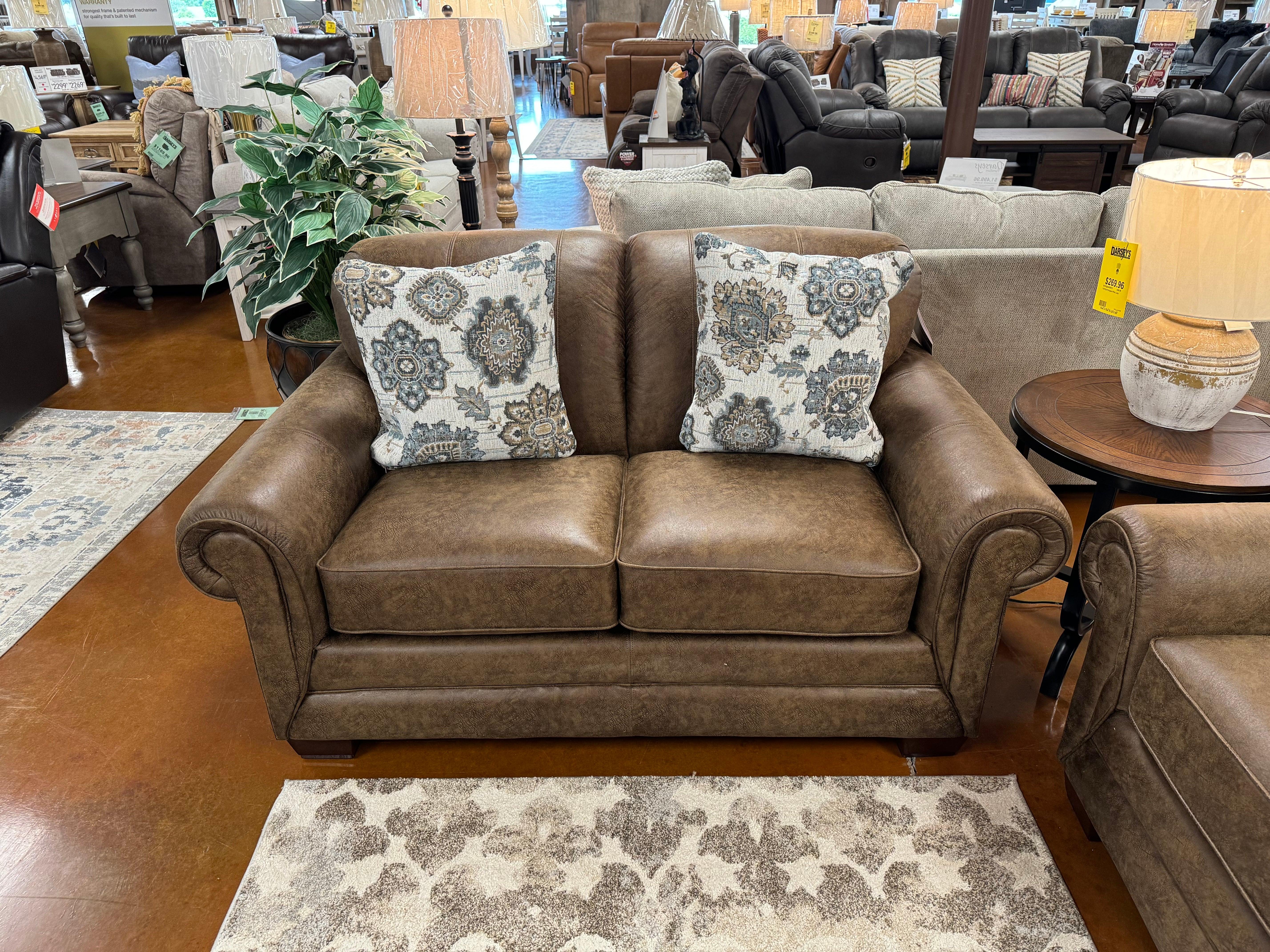Mackenzie Sofa & Loveseat Set - Modern Living Room Furniture for Small Spaces | Perfect for Apartments, Condos and Cozy Home Decor