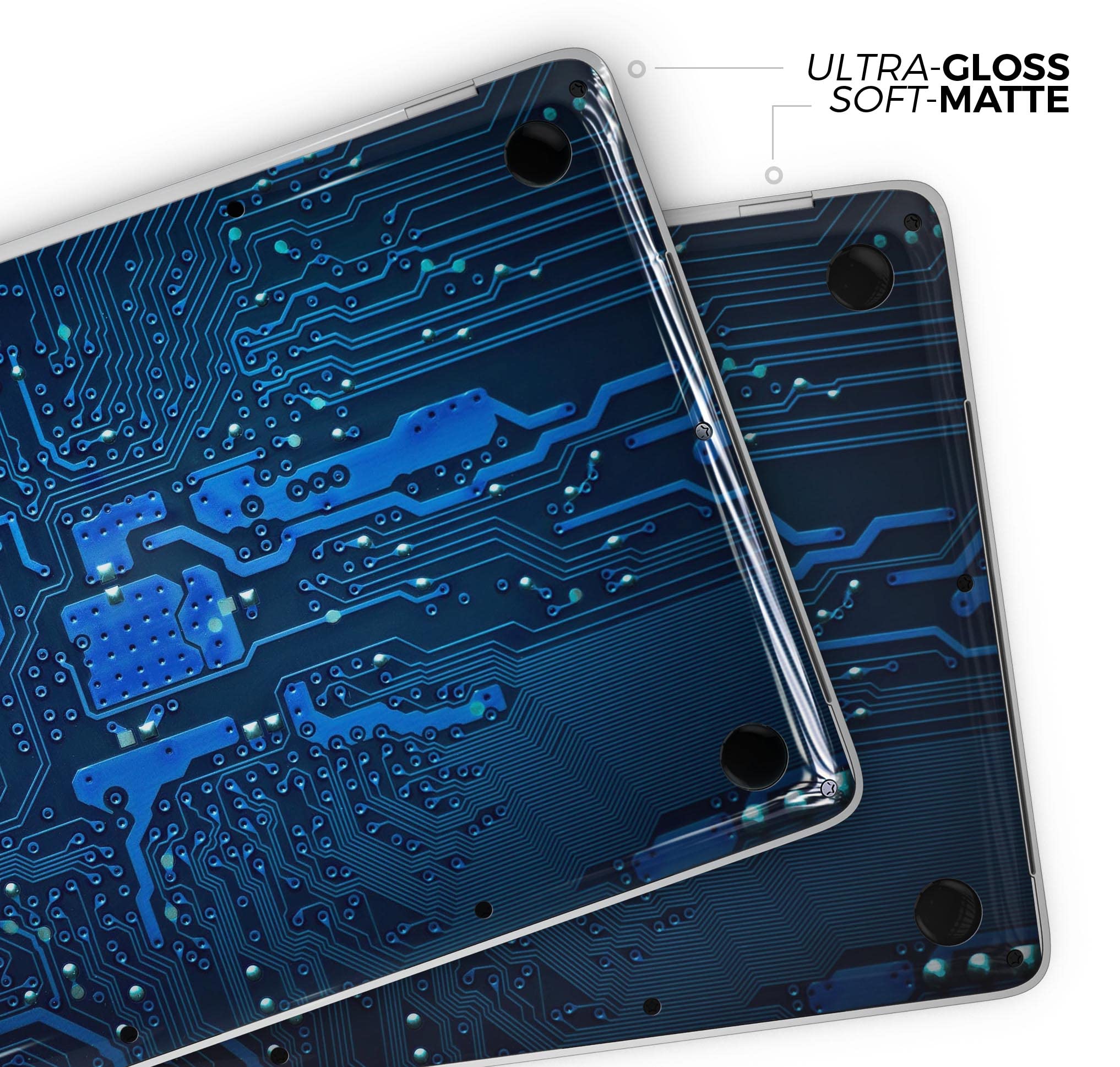 Electric Circuit Board Full-Body Wrap Scratch Resistant Decal Skin Kit for MacBook 13