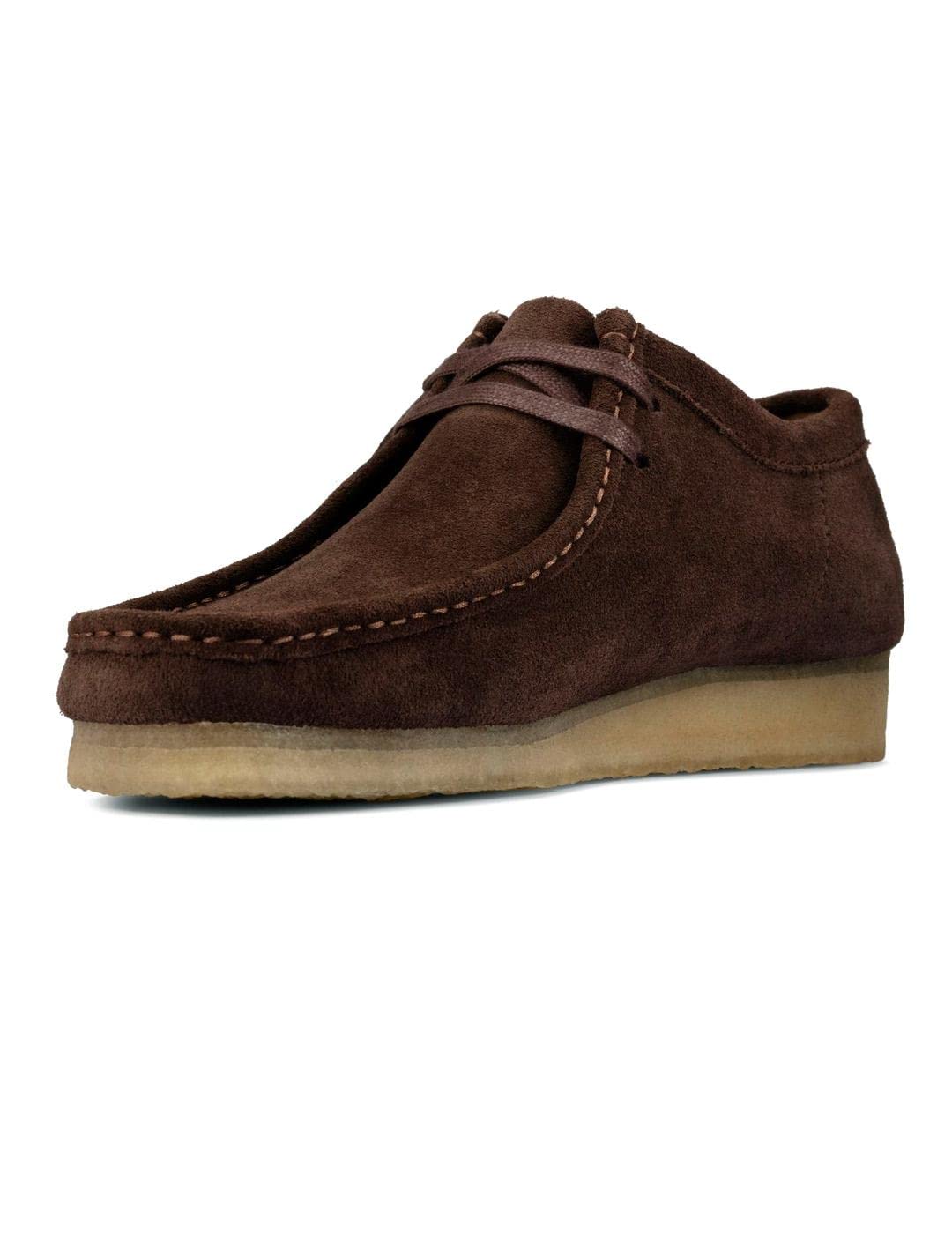 Clarks ORIGINALS Men's Wallabee Suede Casual Shoes - Comfortable & Stylish Loafers for Everyday Wear, Office & Outdoor Activities