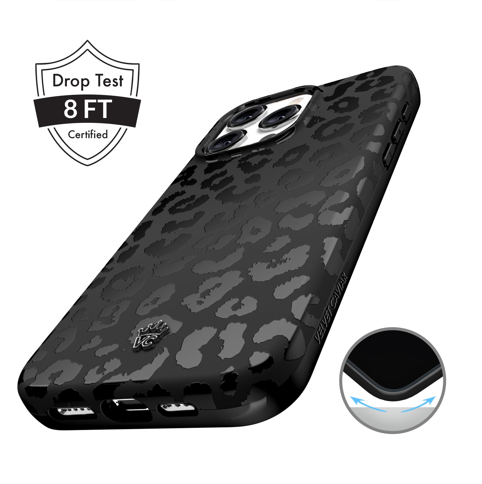 Black Leopard iPhone Case - Stylish & Durable Phone Cover for iPhone [Model] - Perfect for Everyday Protection & Fashion Statement