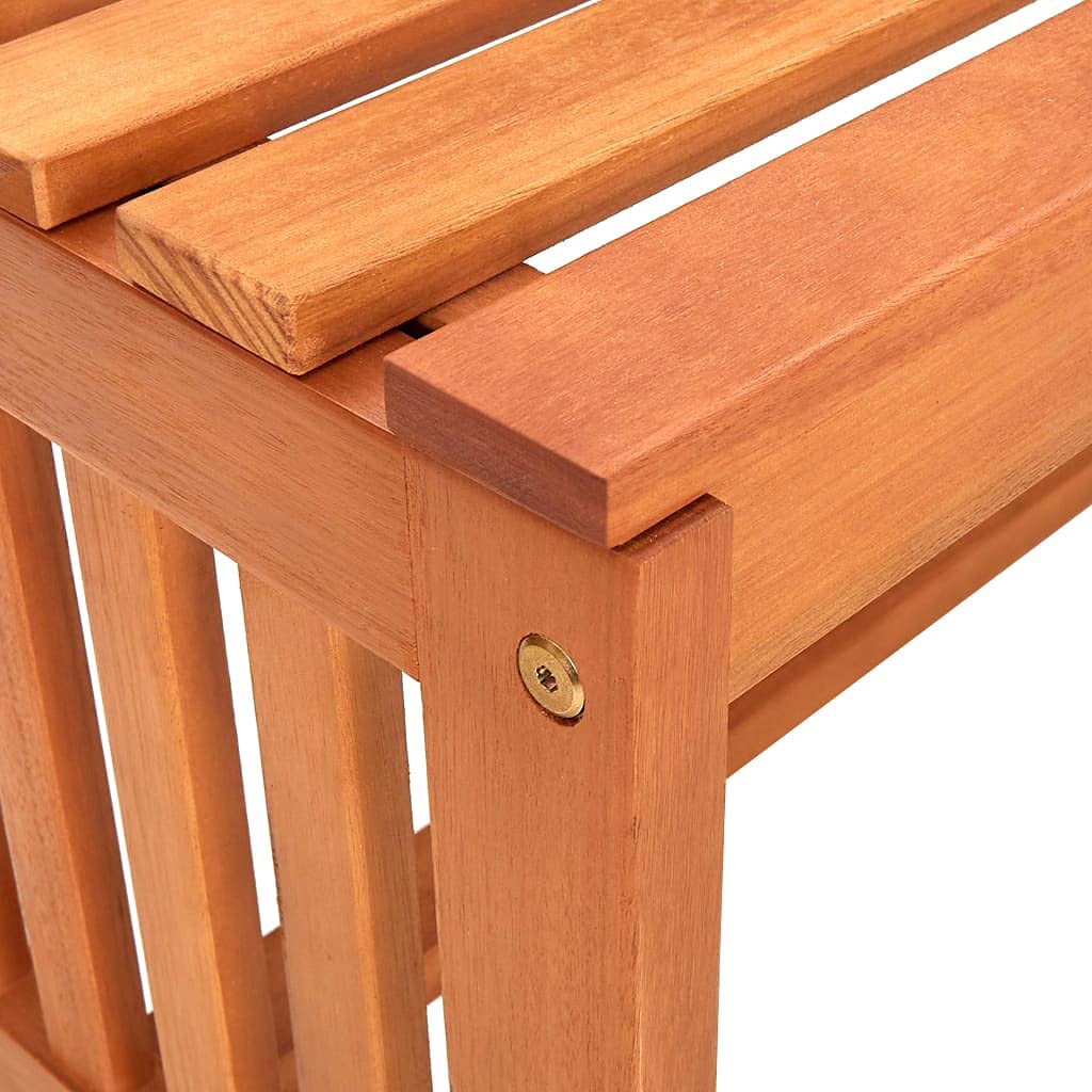 Premium Eucalyptus Wood Patio Bench - 51.2
